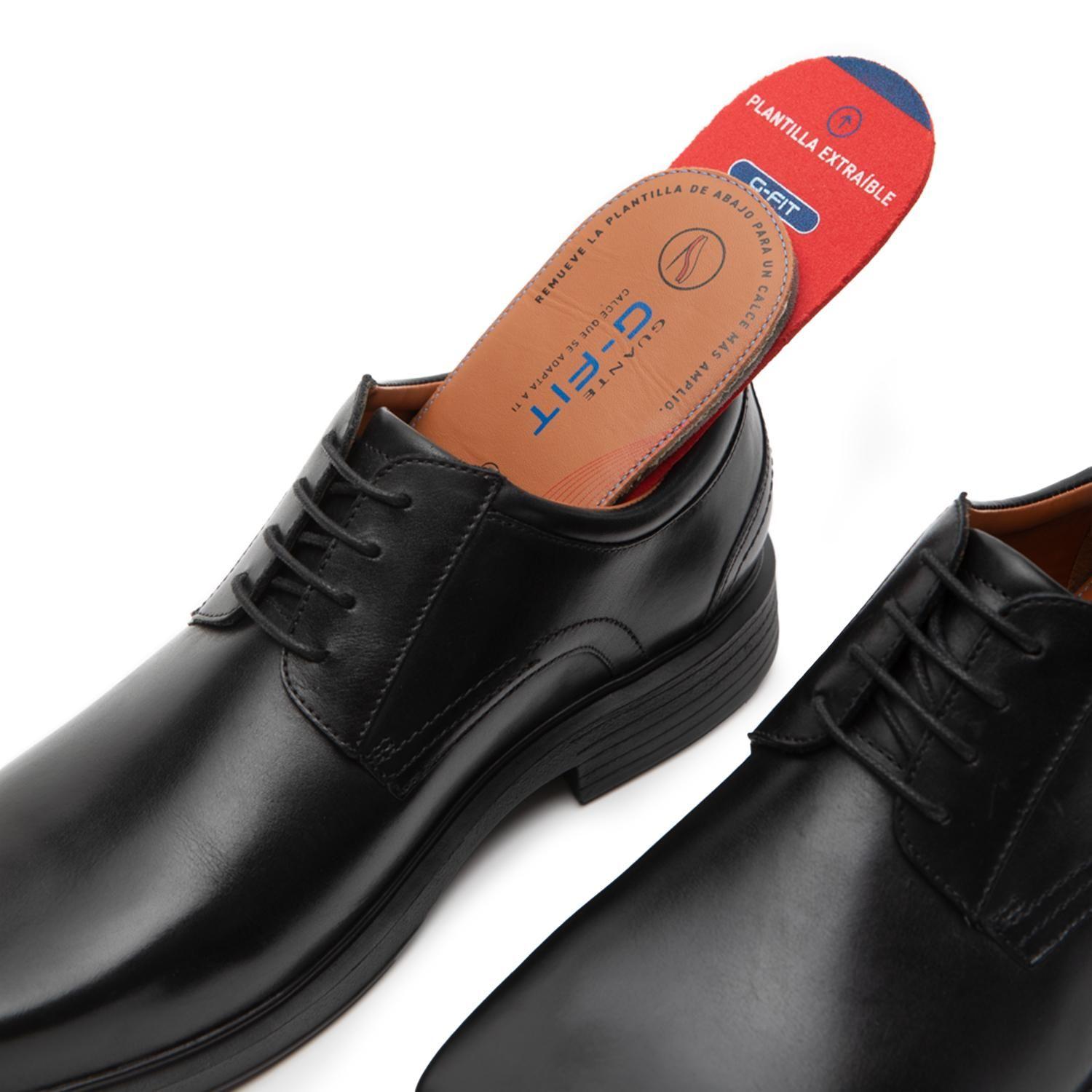 Zapato de cuero hombre Guante negro Cardiff-5