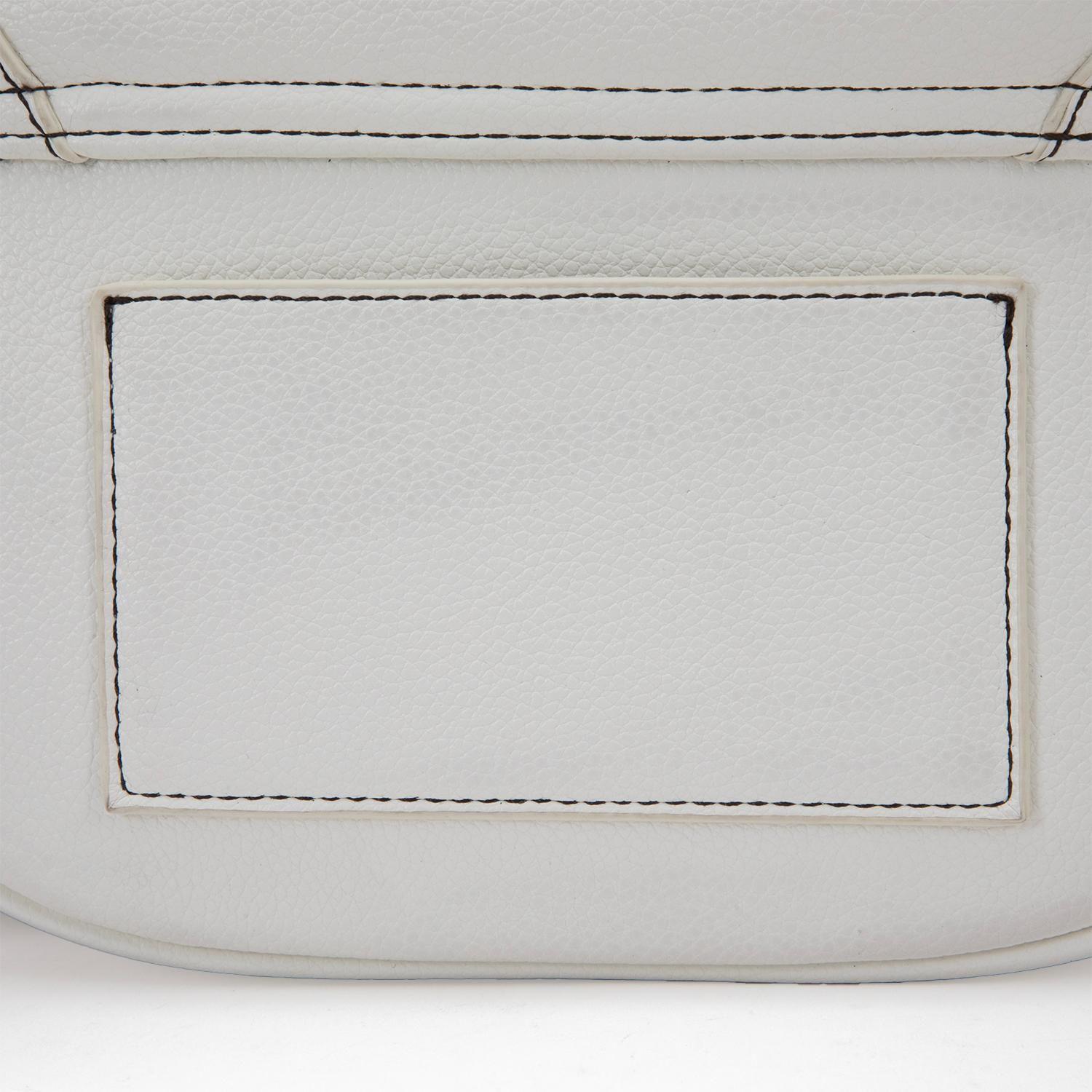 Cartera mujer Gacel blanco retro con tapa-7
