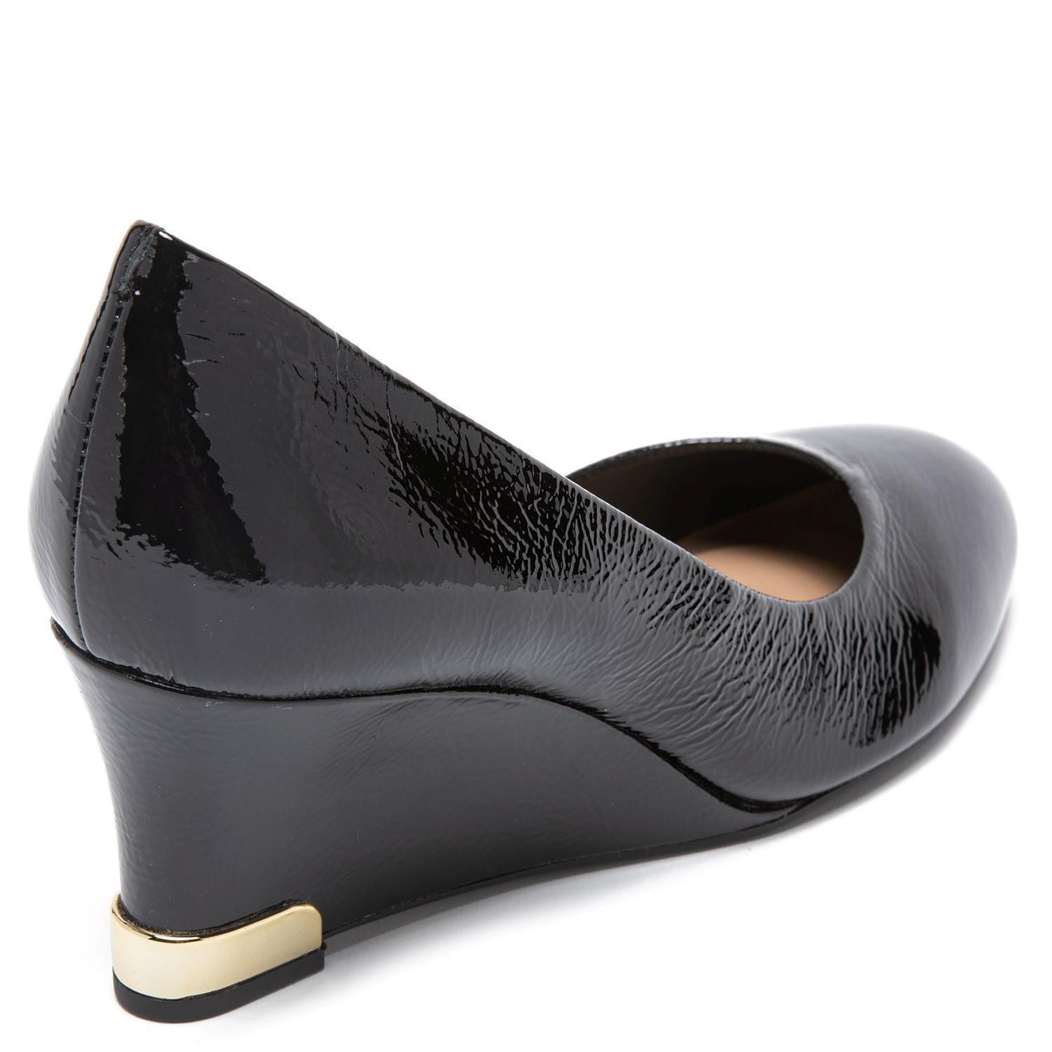 Zapato de cuero mujer Gacel negro Clarice-4