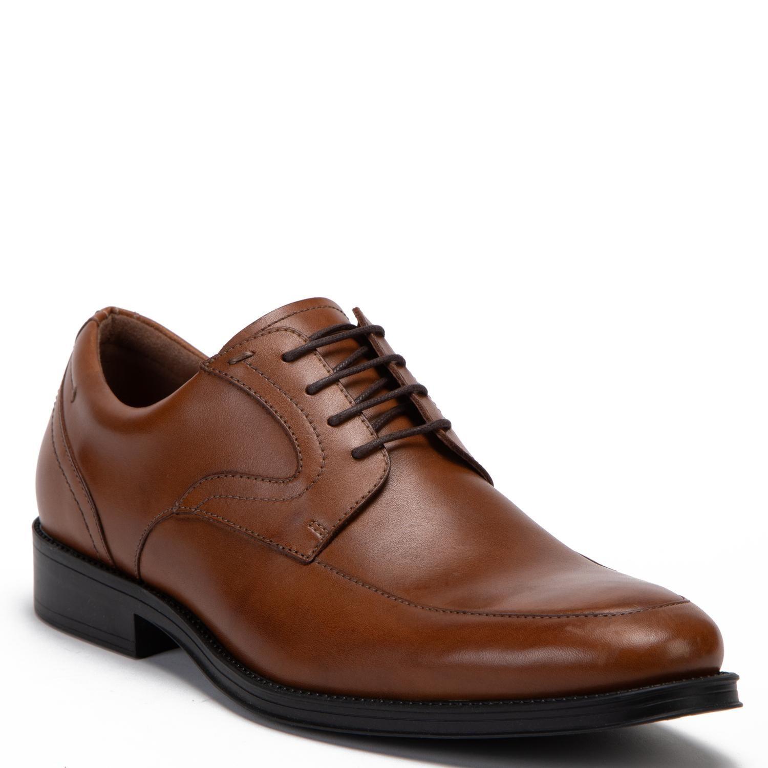 Zapato de cuero hombre Guante dark camel Preston-2