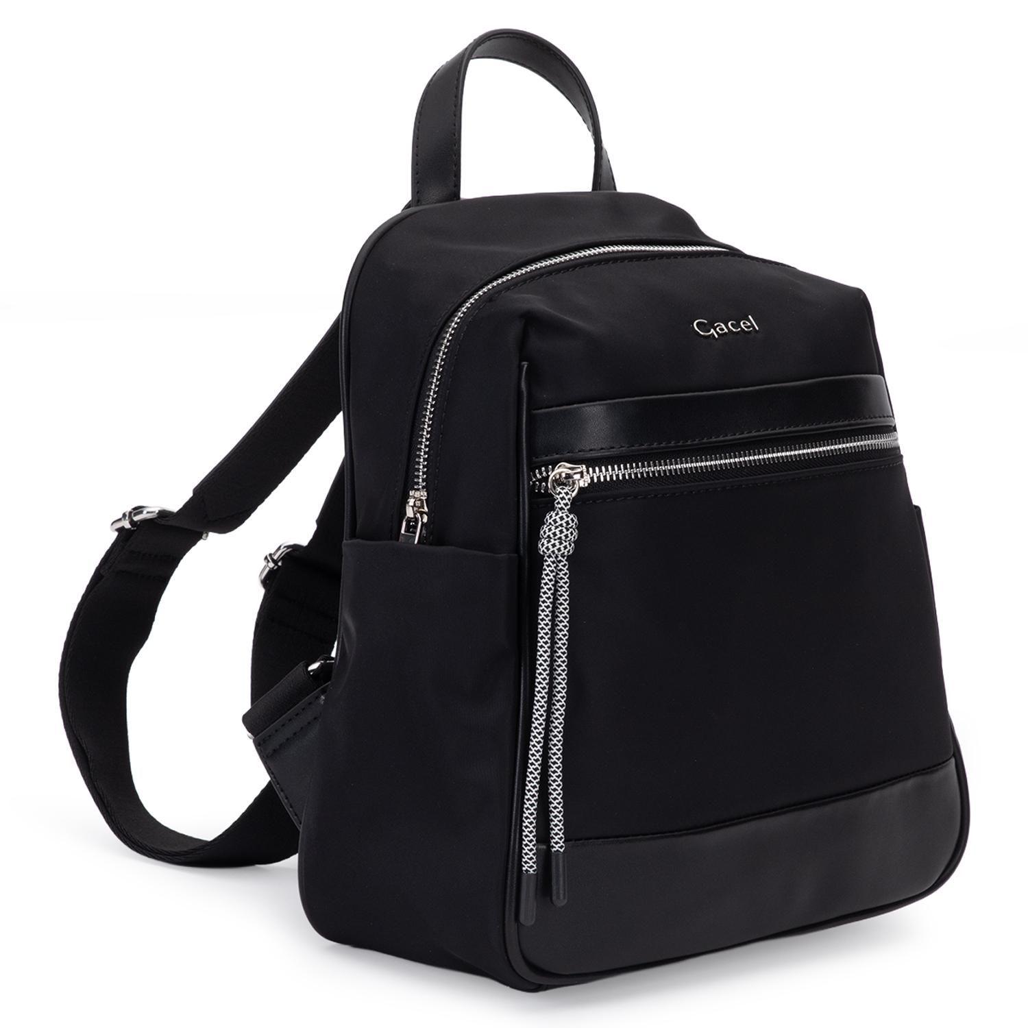 Mochila mujer Gacel negro pequeña-2