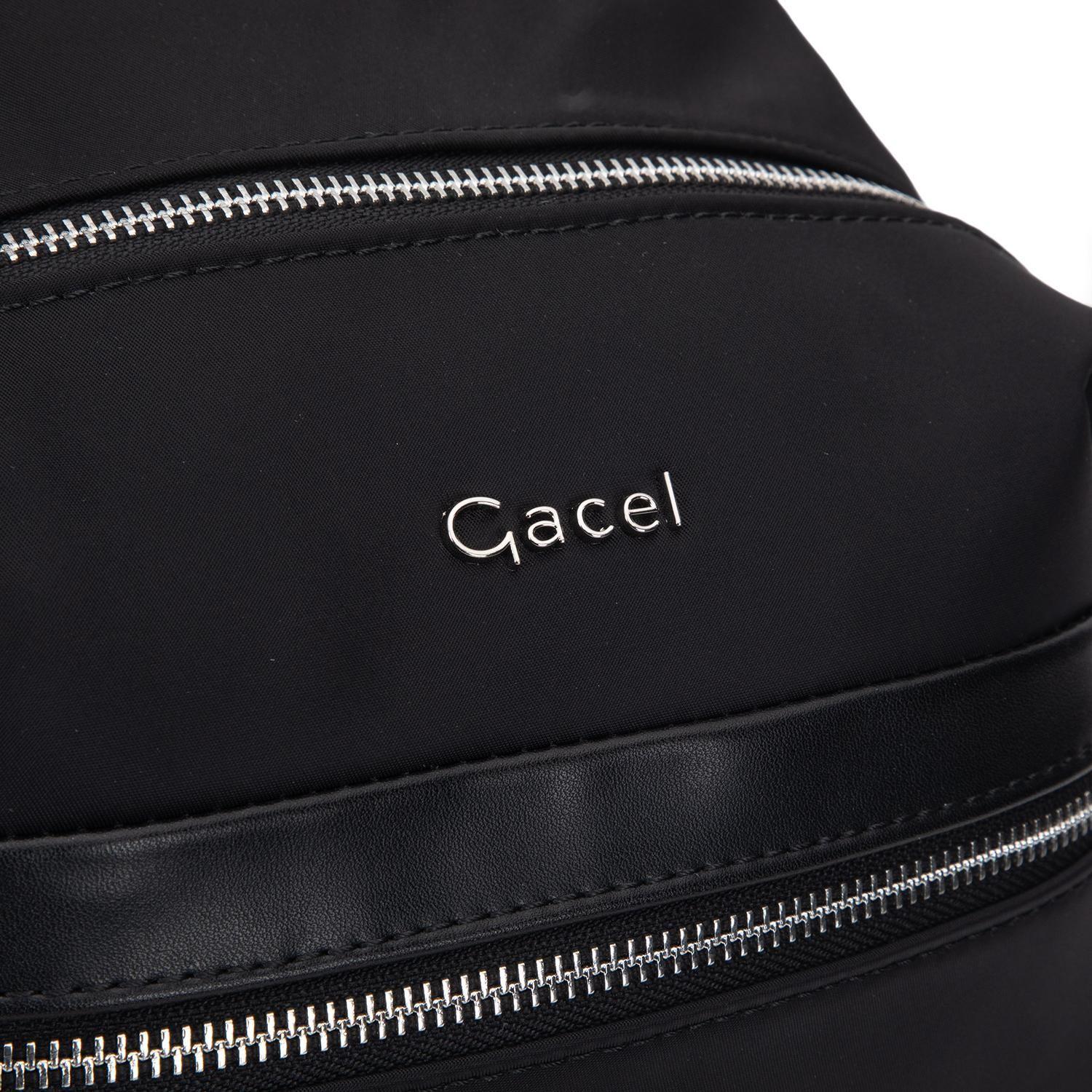 Mochila mujer Gacel negro pequeña-6