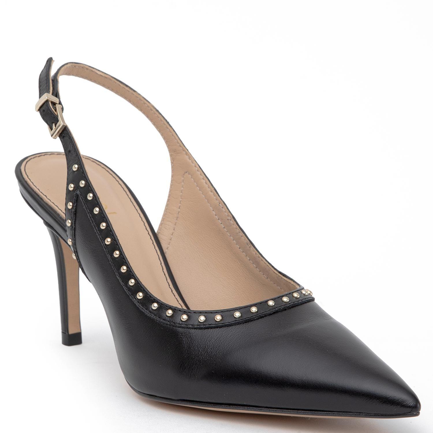 Zapato de cuero mujer Gacel negro Monica-2