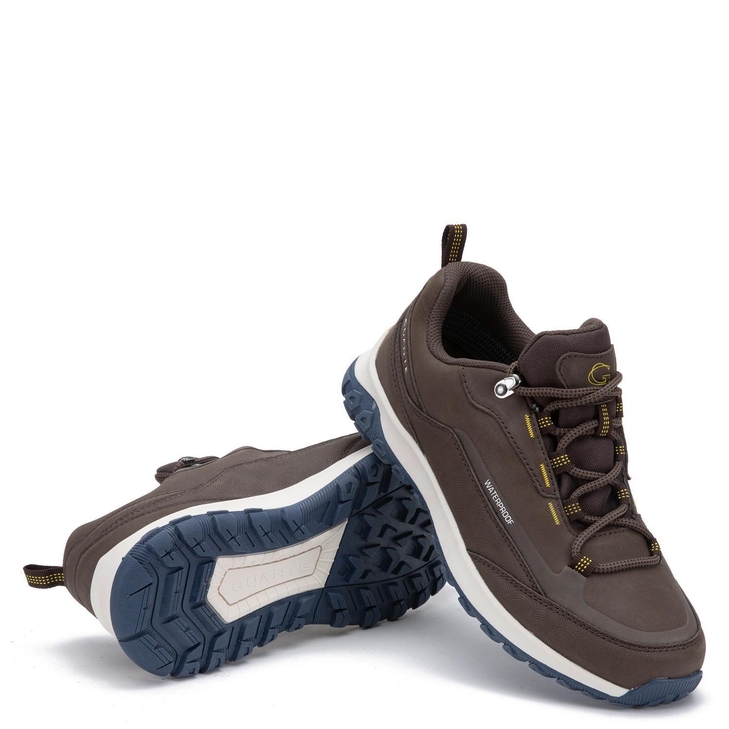 Zapatilla Outdoor de cuero hombre Guante chocolate LlayLlay 0036274-3