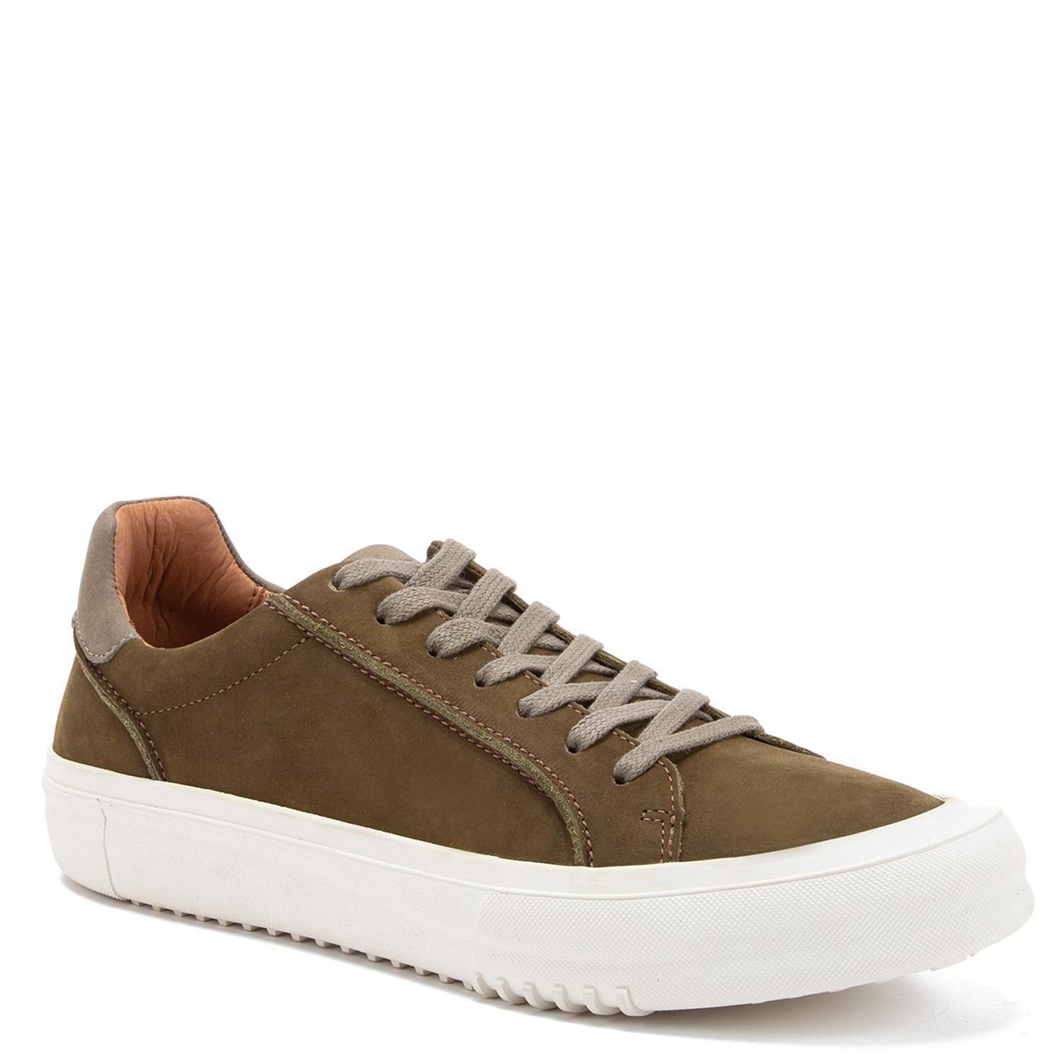 Zapatilla de cuero hombre Guante Olivo Doha-2