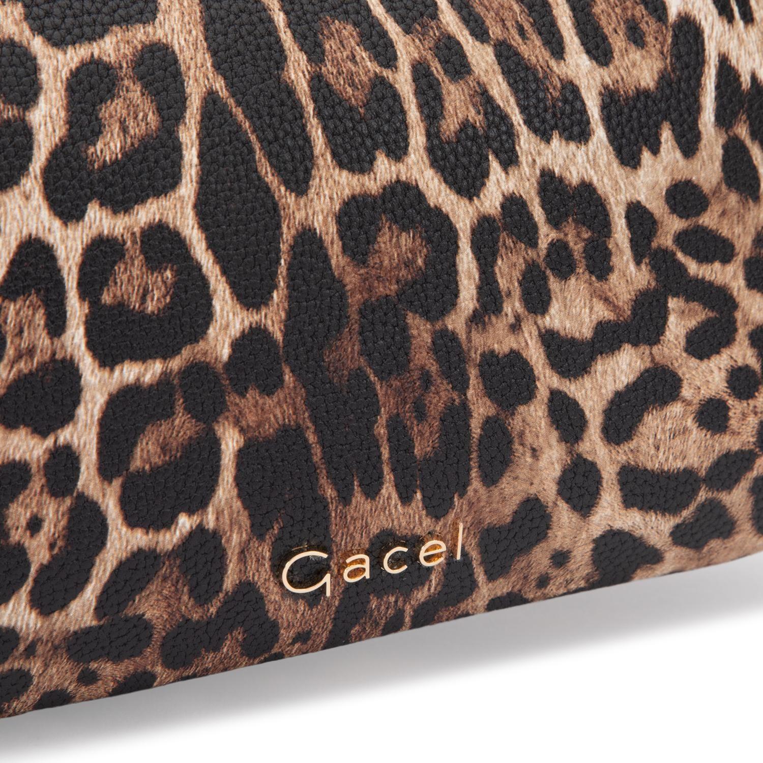Cartera mujer Gacel leopardo bandolera pequeña-6