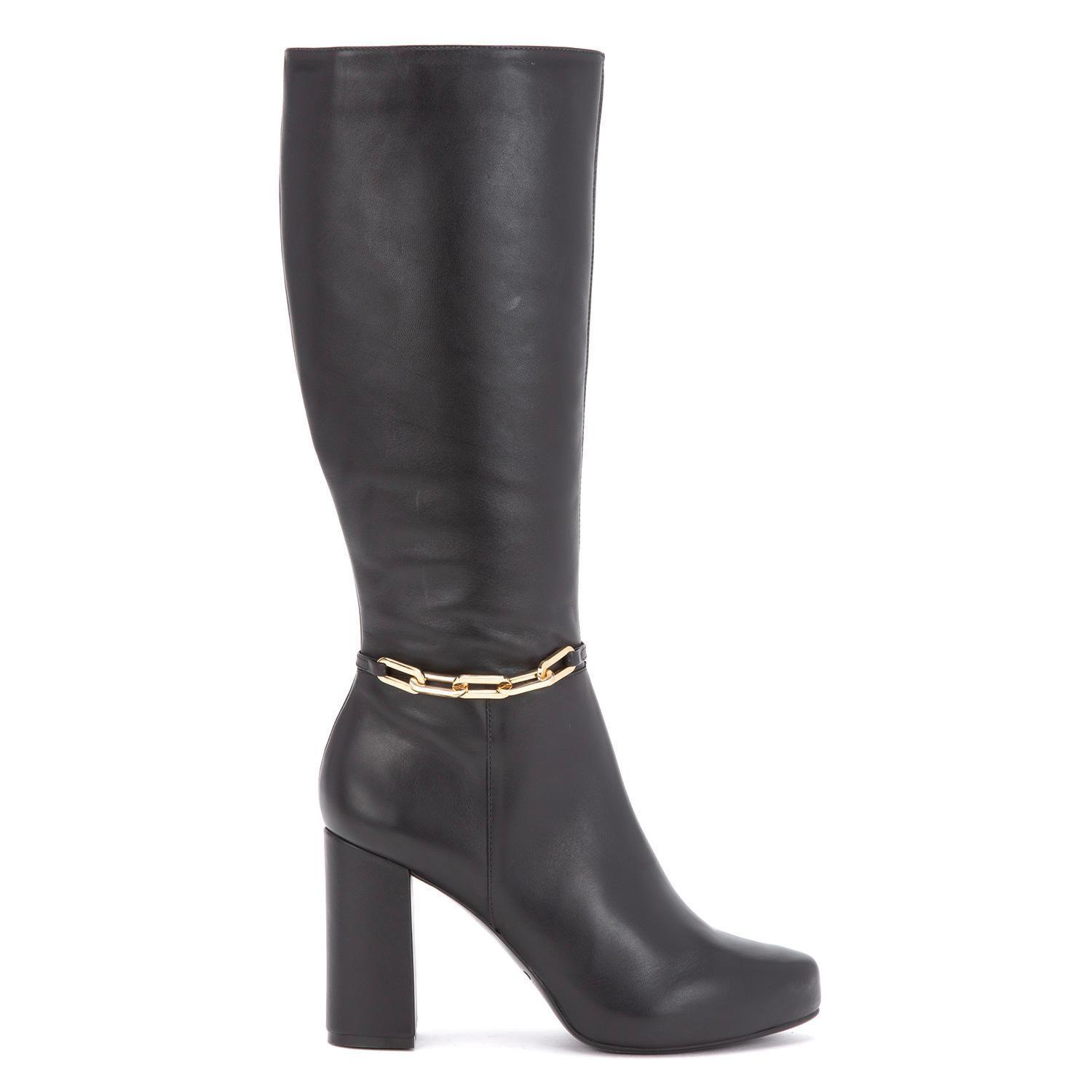 Bota de cuero mujer Gacel negro Ambra 0659839-0