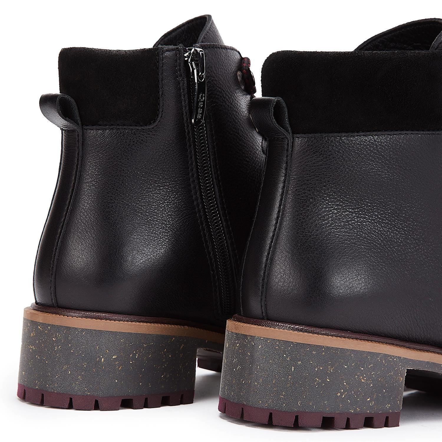 Botin de cuero mujer Gacel negro Lara 0659966-3