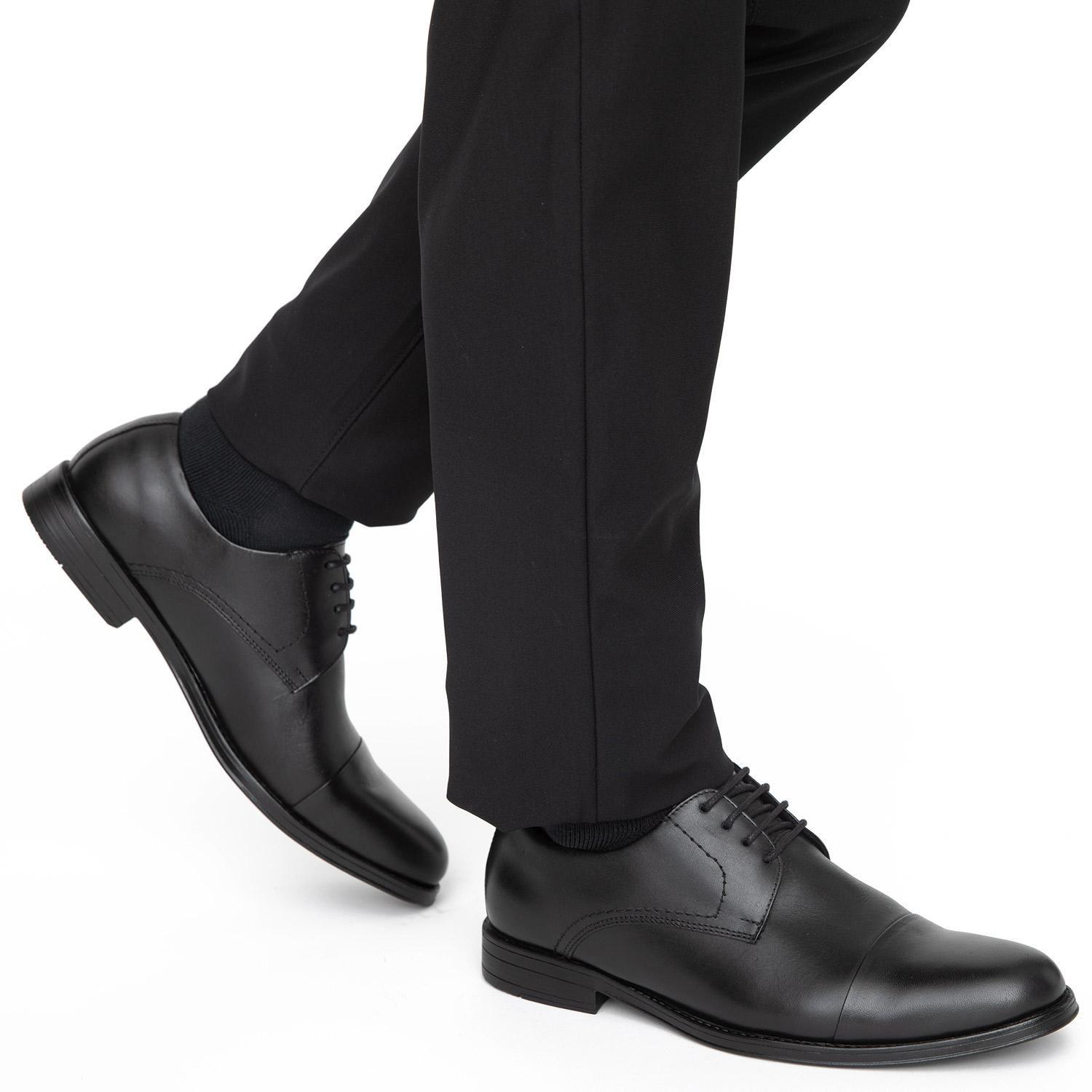 Zapato de cuero hombre Guante negro Zurique-1