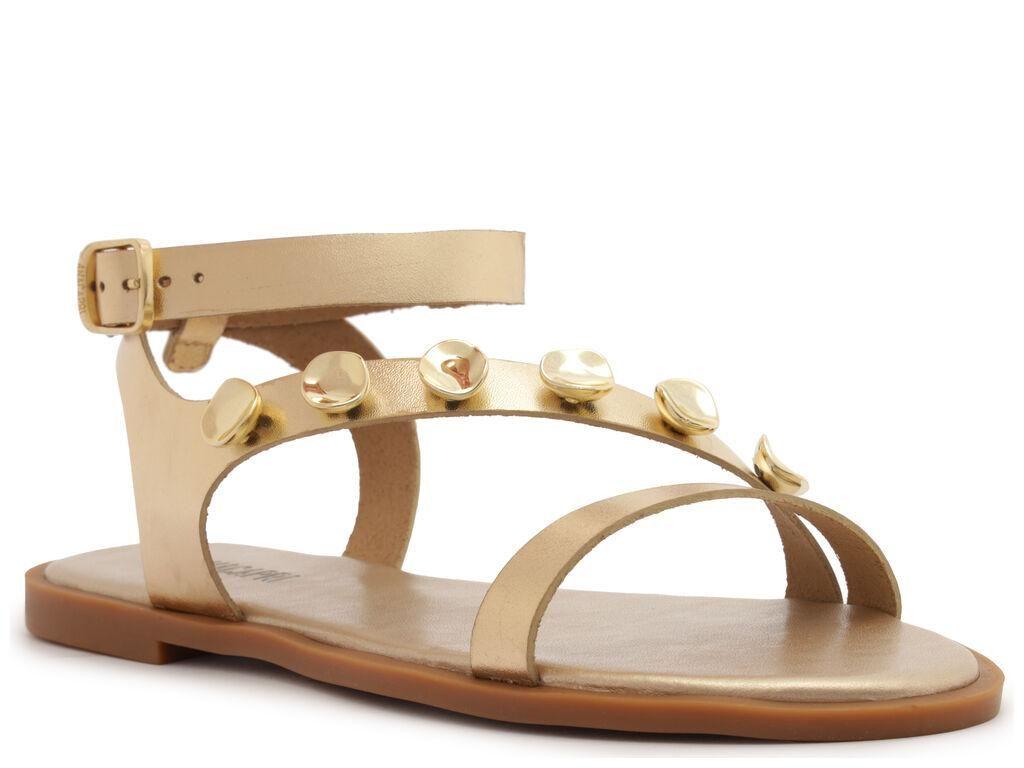 Sandalia de cuero mujer Anacapri dorado New H C3034900500001-2