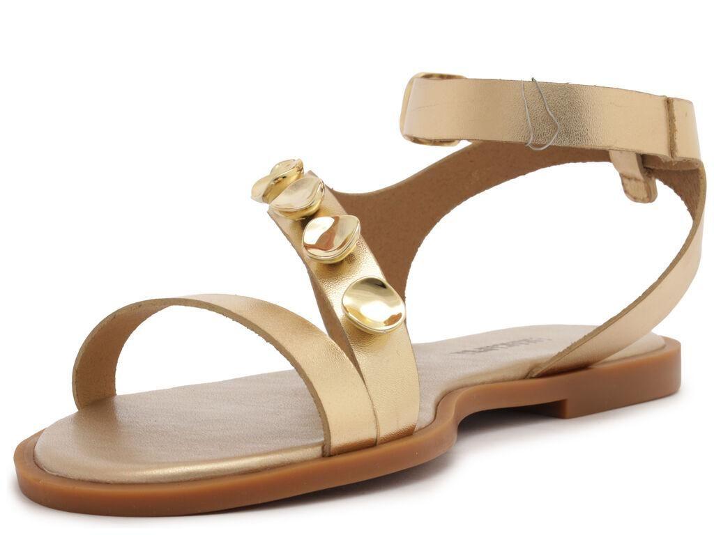 Sandalia de cuero mujer Anacapri dorado New H C3034900500001-3