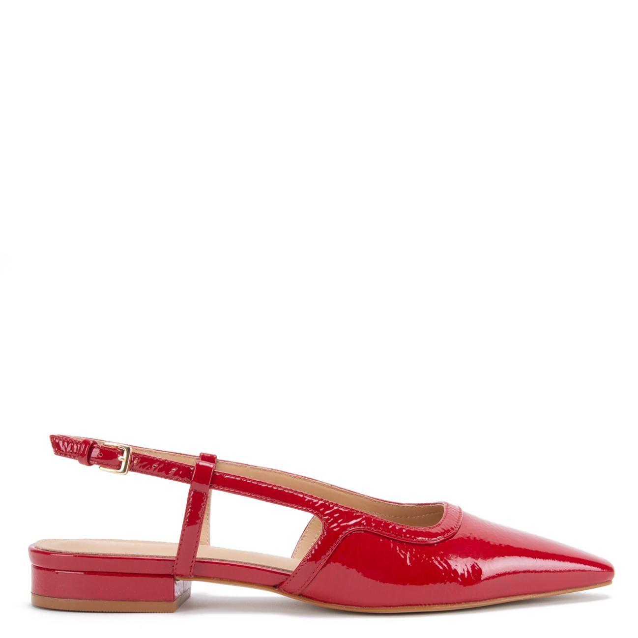 Zapato de cuero mujer Gacel rojo Joy 0660440-0