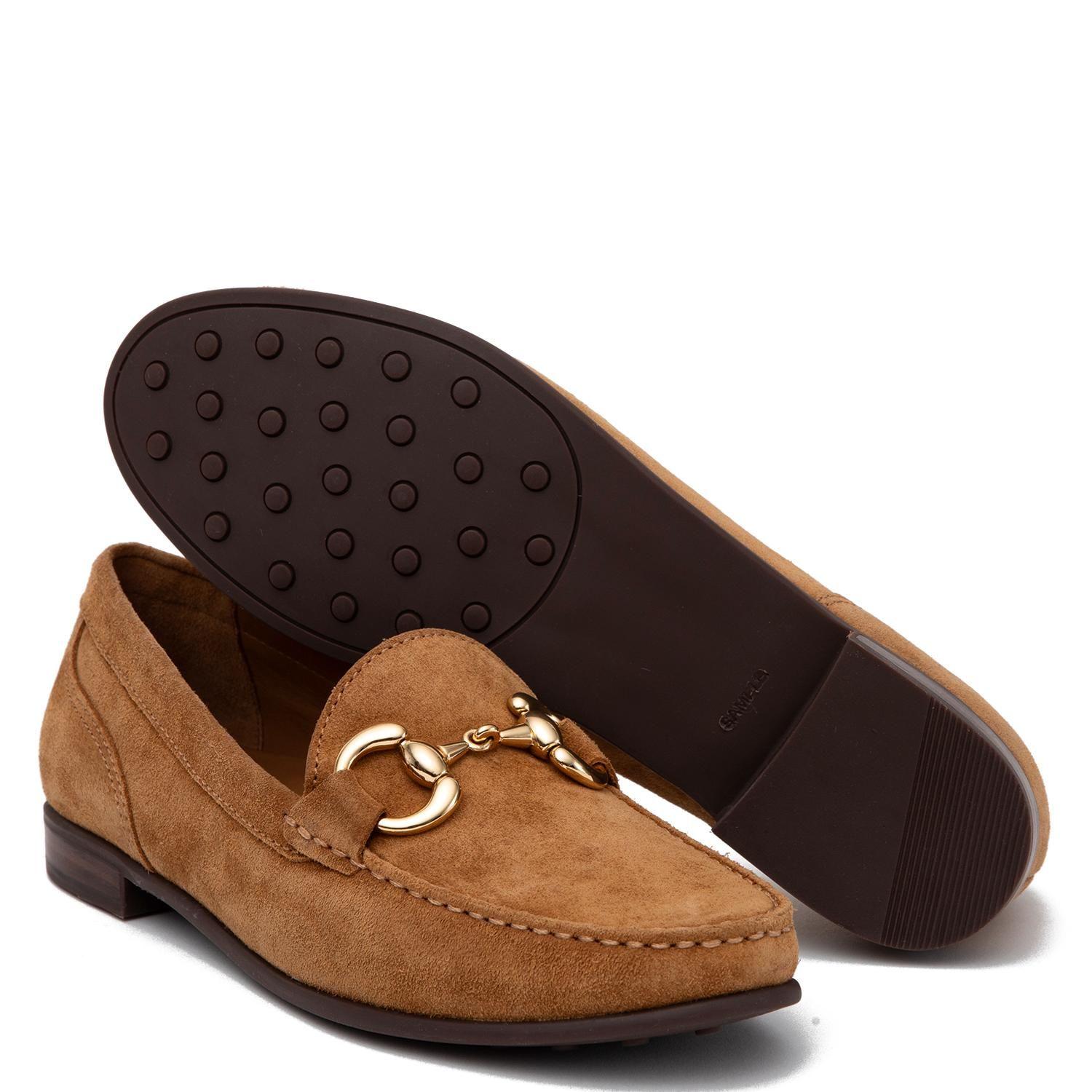 Mocasin de cuero mujer Gacel camel Siri 0661019-3