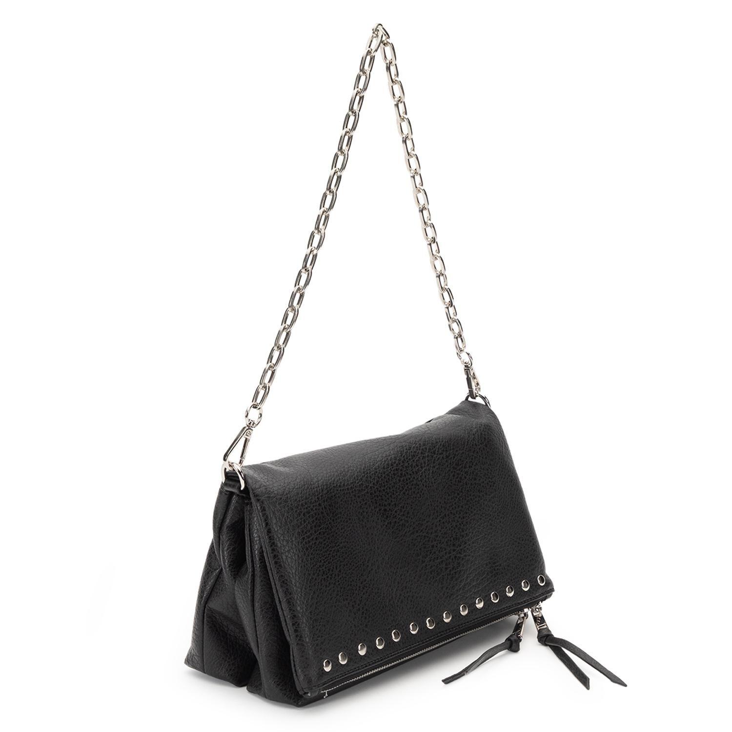 Cartera mujer Gacel negro bandolera grande-2