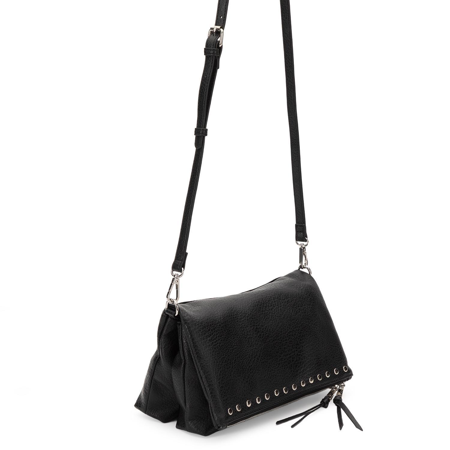 Cartera mujer Gacel negro bandolera grande-3