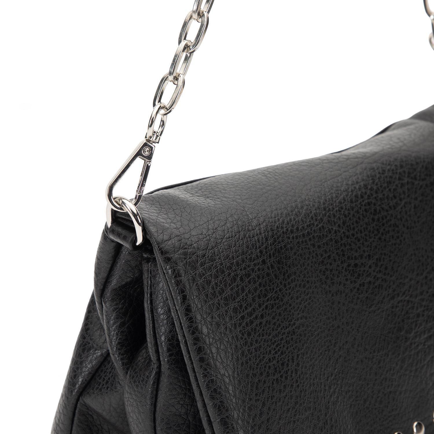 Cartera mujer Gacel negro bandolera grande-6