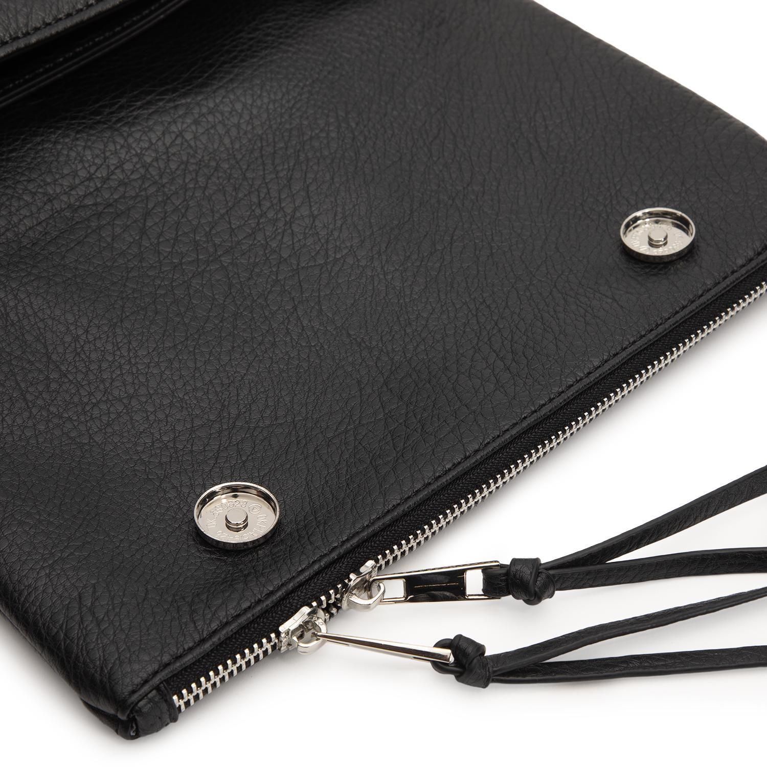 Cartera mujer Gacel negro bandolera grande-8