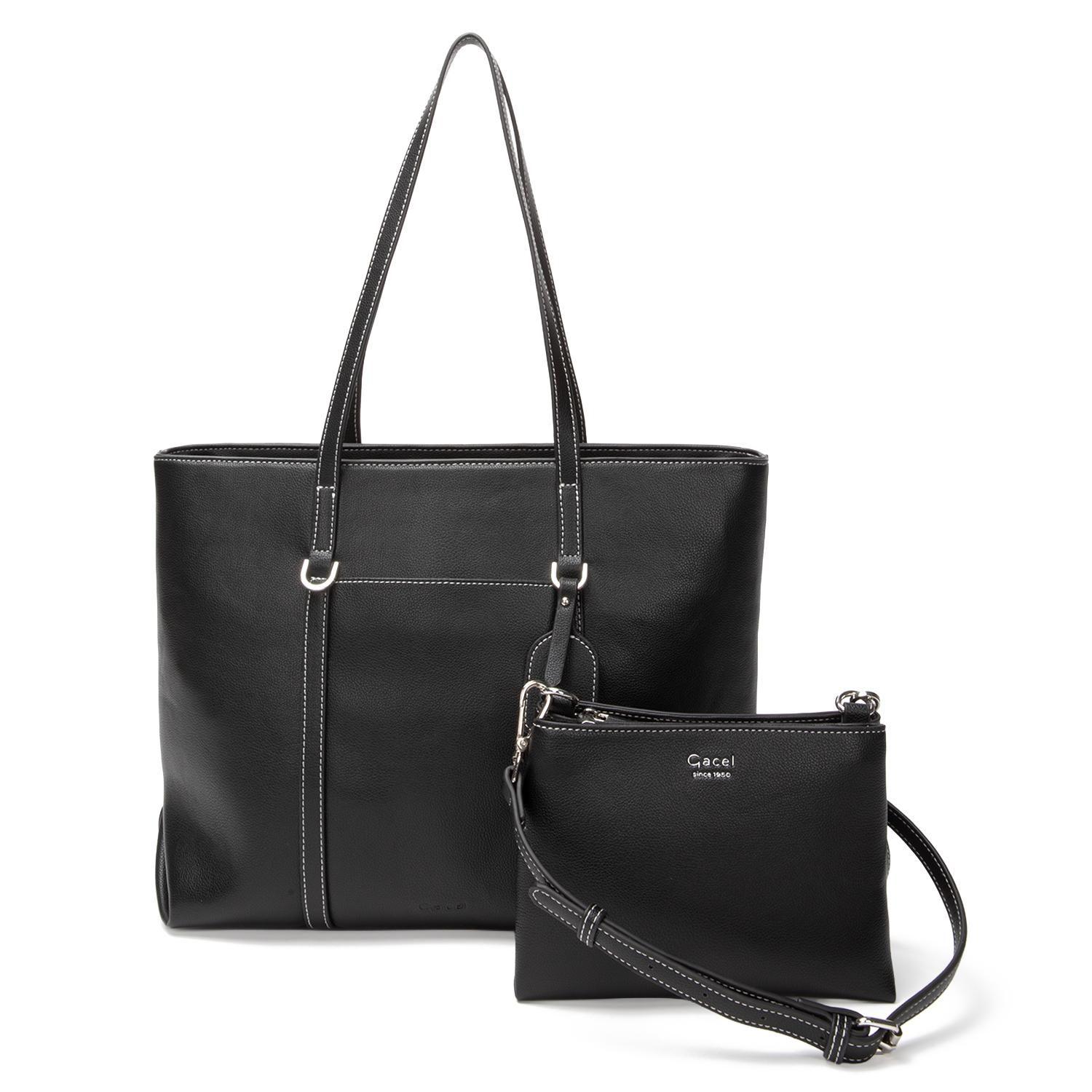 Cartera mujer Gacel negro shopping promocional-0