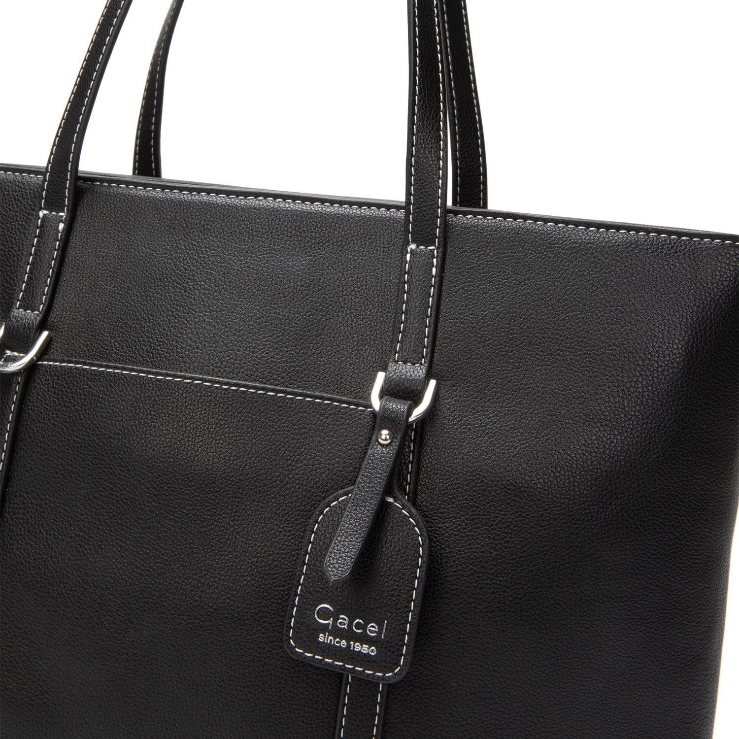 Cartera mujer Gacel negro shopping promocional-4