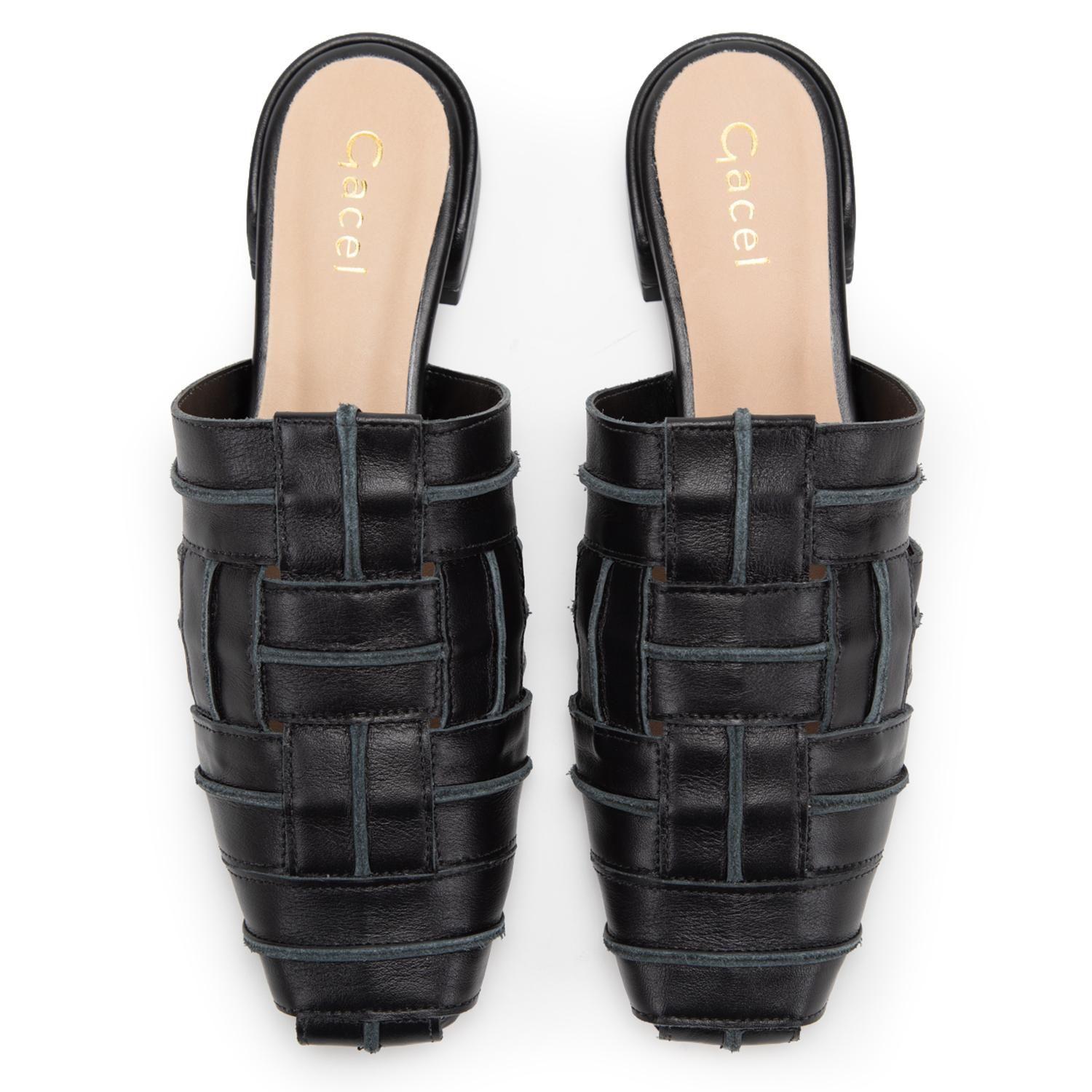 Zapato de cuero mujer Gacel negro Andre 0661485-3