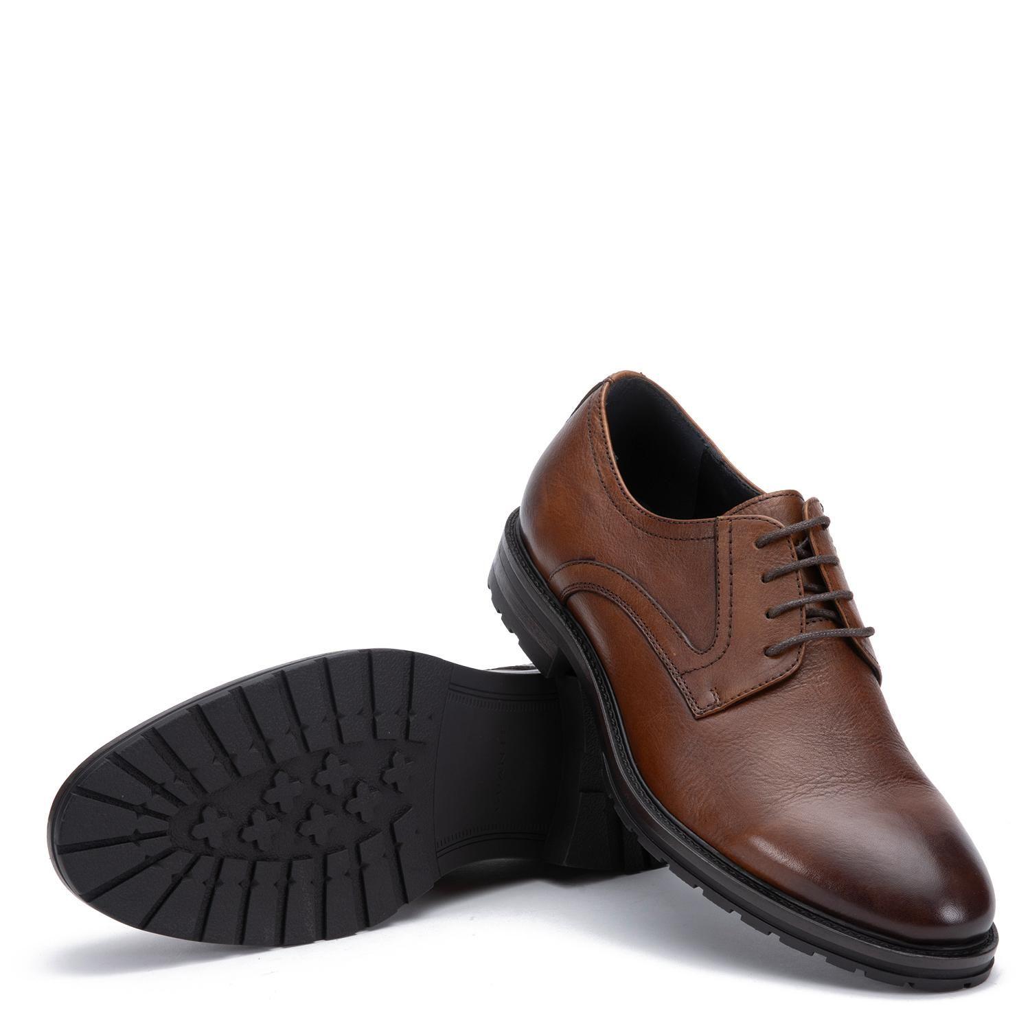 Zapato de cuero hombre Guante brandy Soller-3