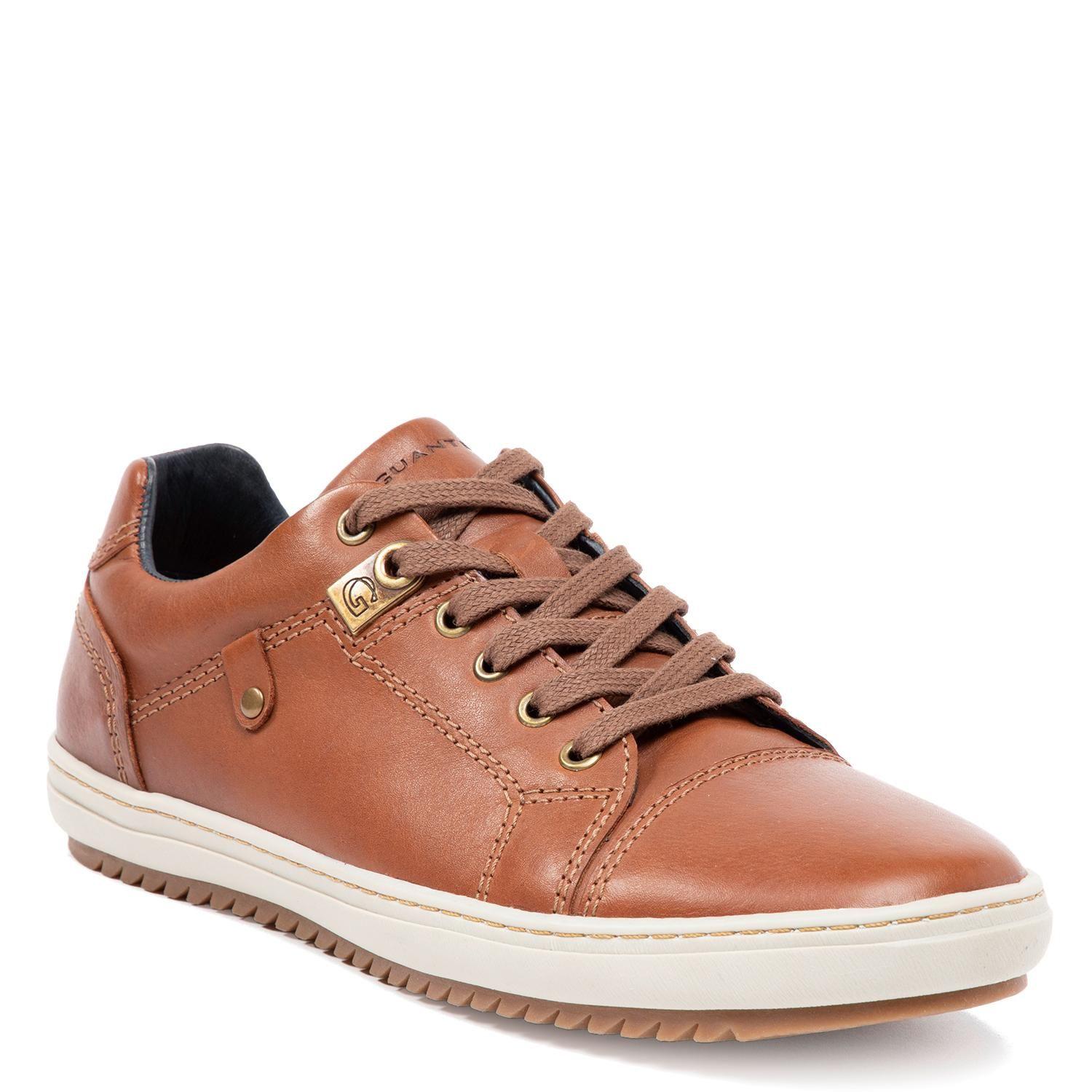 Zapatilla de cuero hombre Guante Chocolate Kansas-2