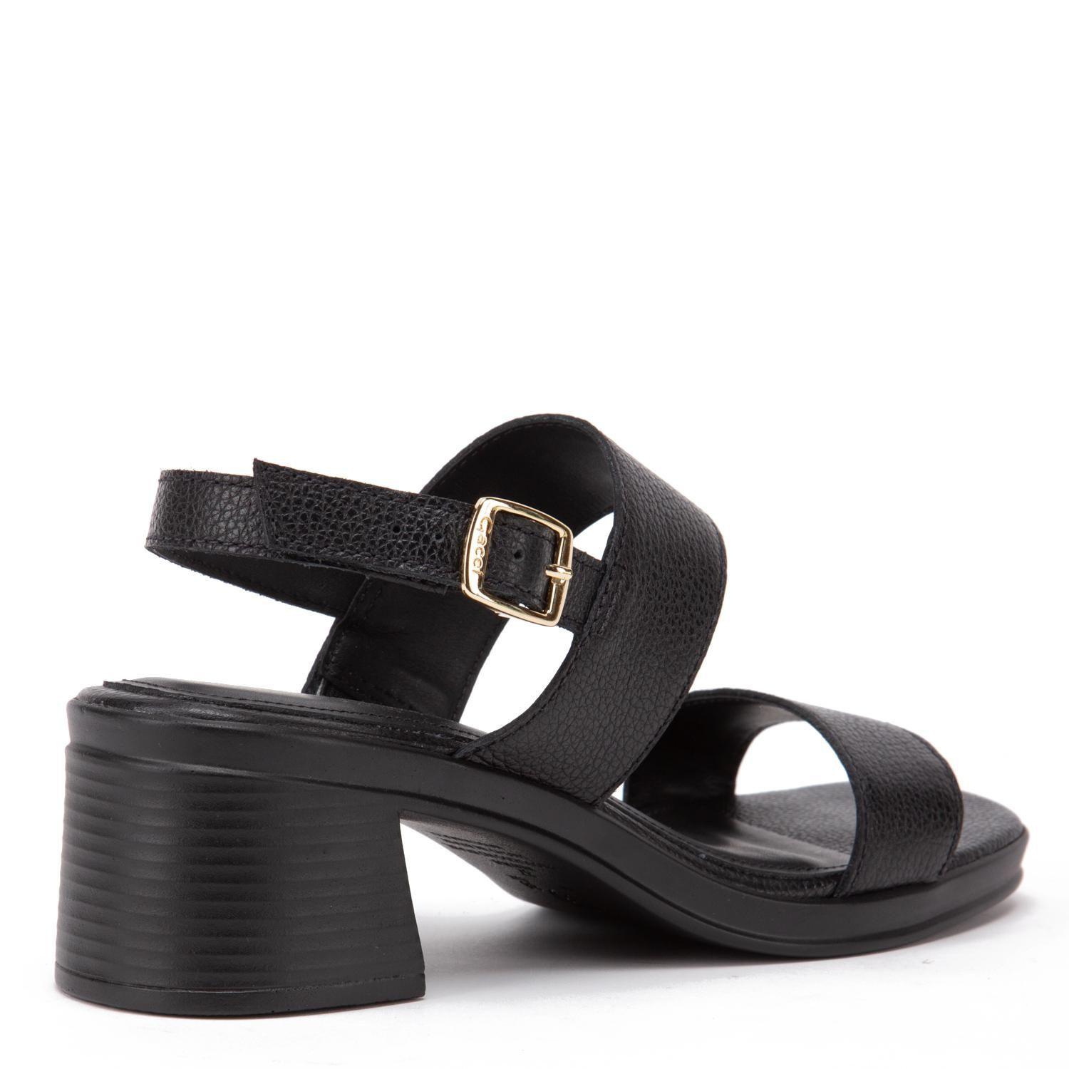 Sandalia de cuero mujer Gacel Negro Tori-4
