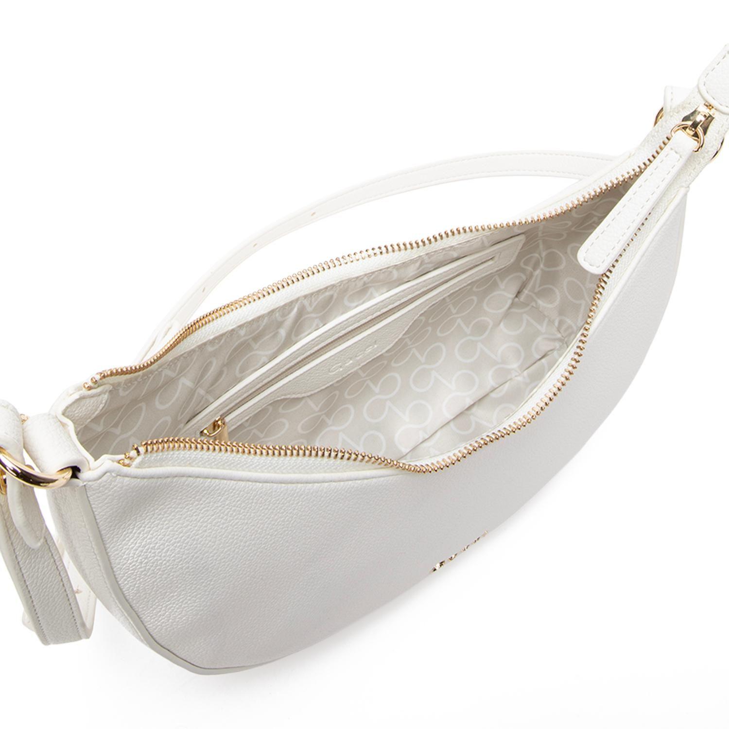 Cartera mujer Gacel blanco bandolera grande-7