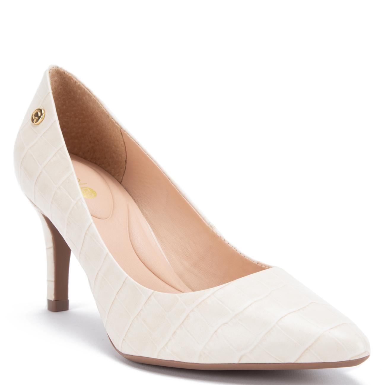 Zapato de cuero mujer Gacel crema Estelle 0660385-2