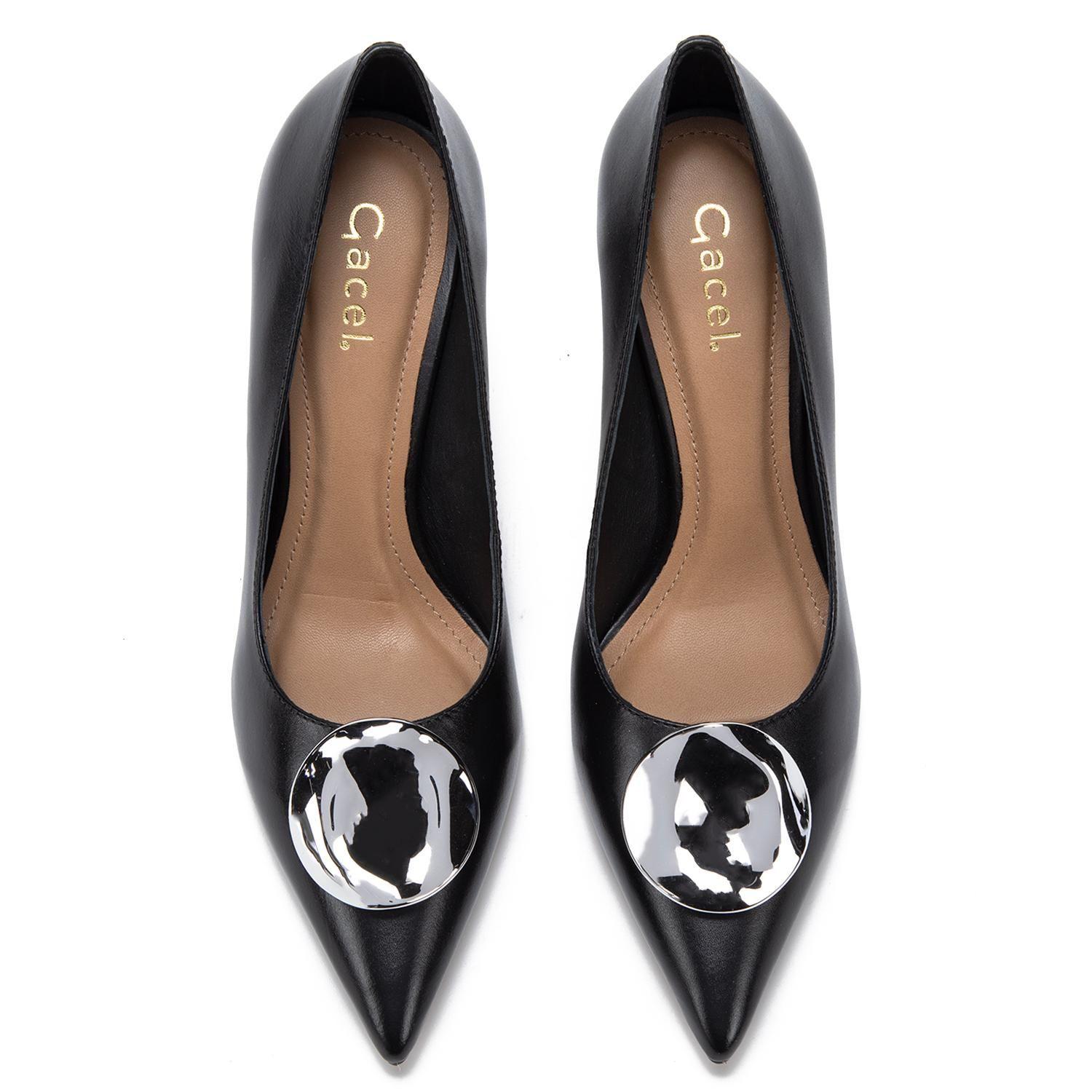 Zapato de cuero mujer Gacel negro Monica 0661328-3