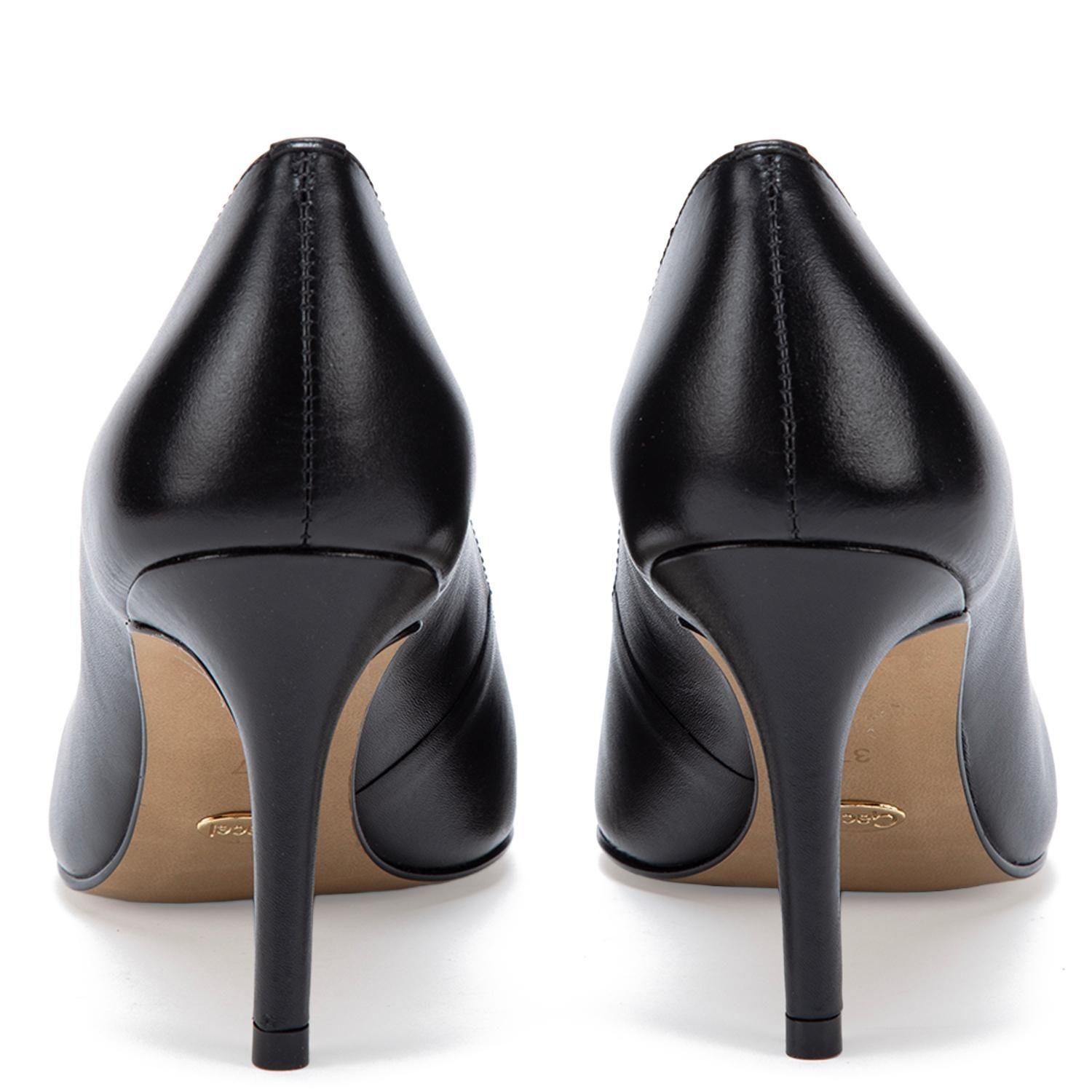 Zapato de cuero mujer Gacel negro Monica 0661328-4