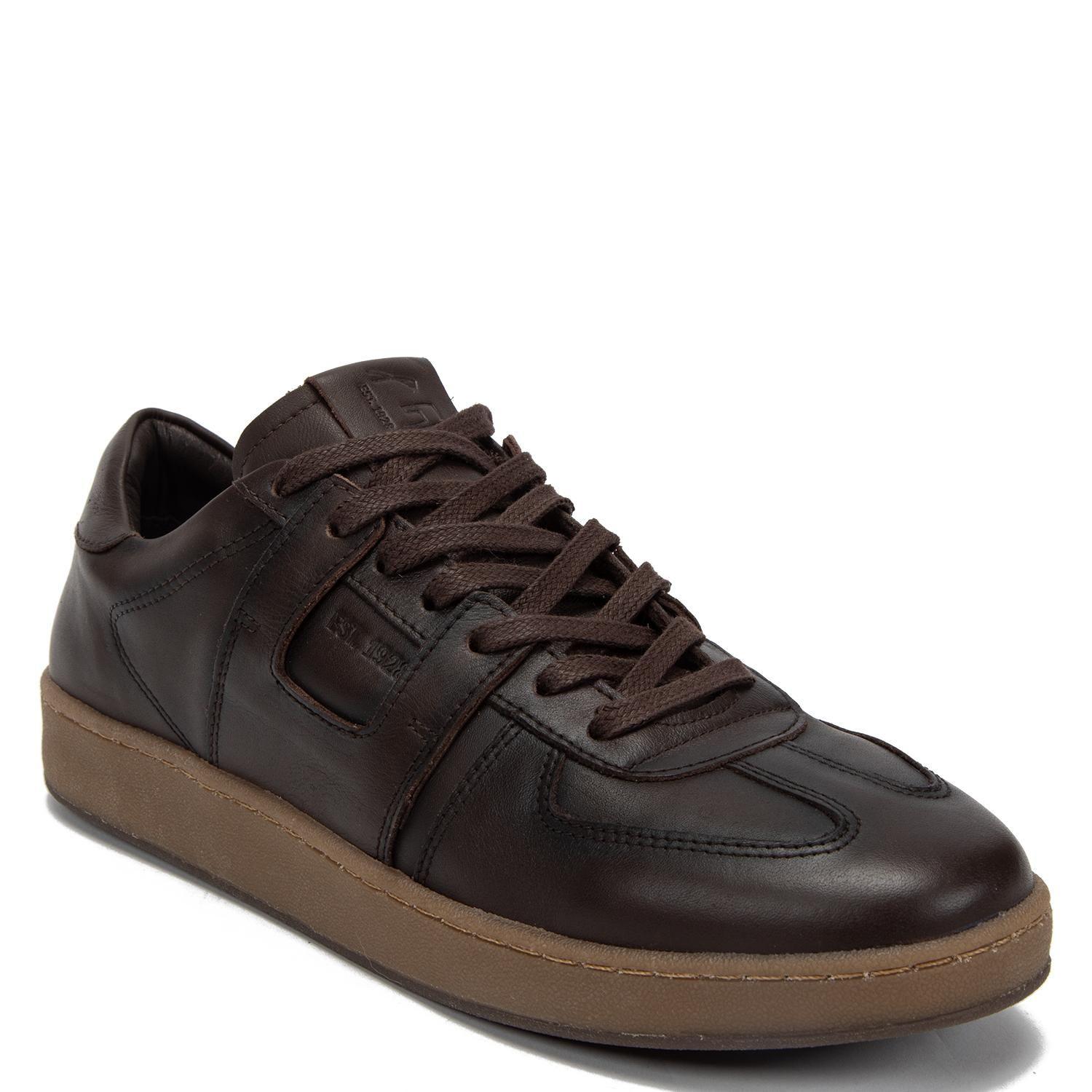 Zapatilla de cuero hombre Guante chocolate Bronx-2
