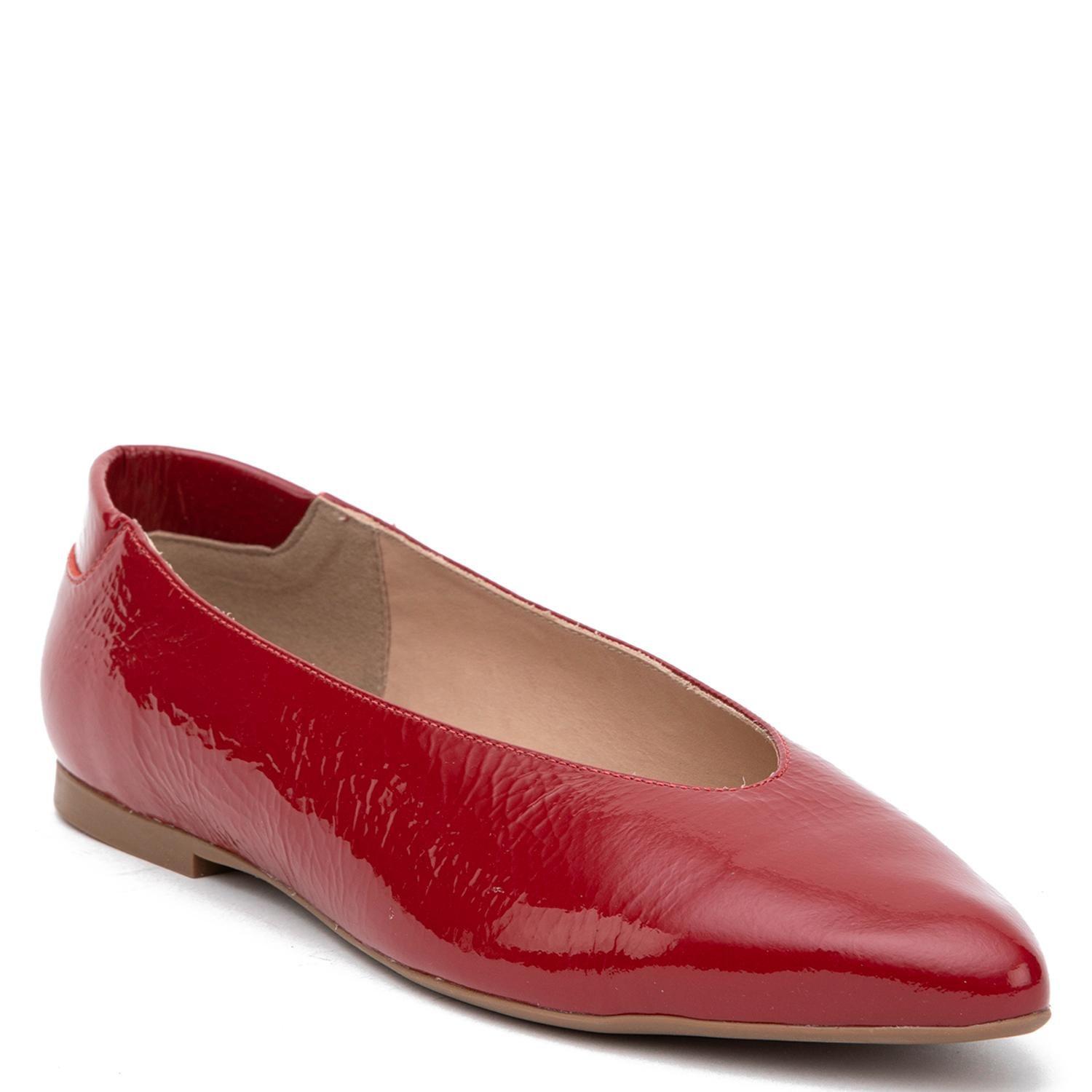 Ballerina de cuero mujer Gacel rojo Kim 0660865-1