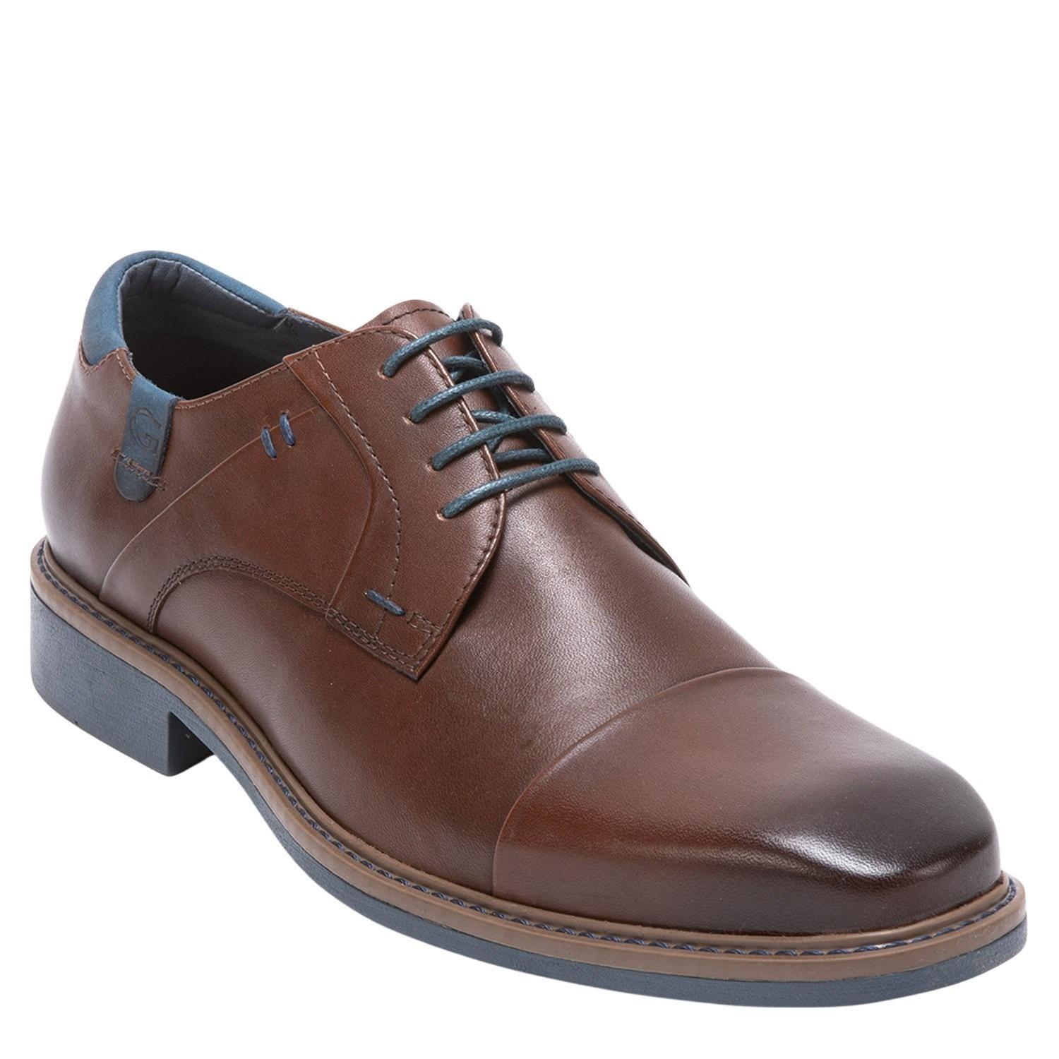 Zapato de cuero hombre Guante café Toronto-2