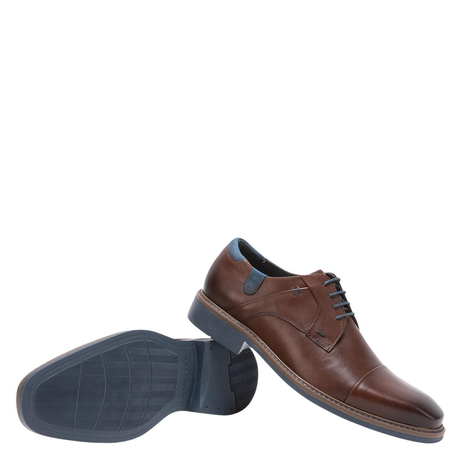 Zapato de cuero hombre Guante café Toronto-3