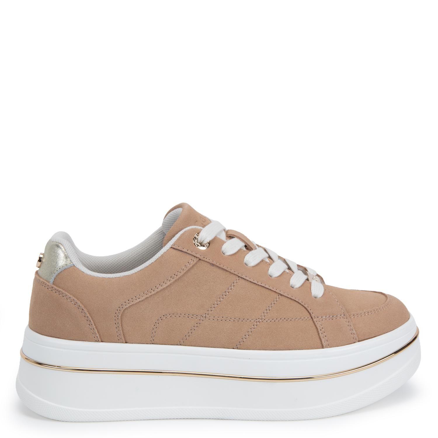 Zapatilla de cuero mujer Gacel nude Isadora-2