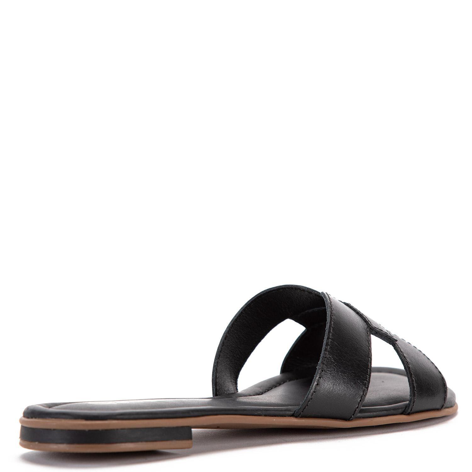 Sandalia de cuero mujer Gacel Negro Sandy 0659726-4