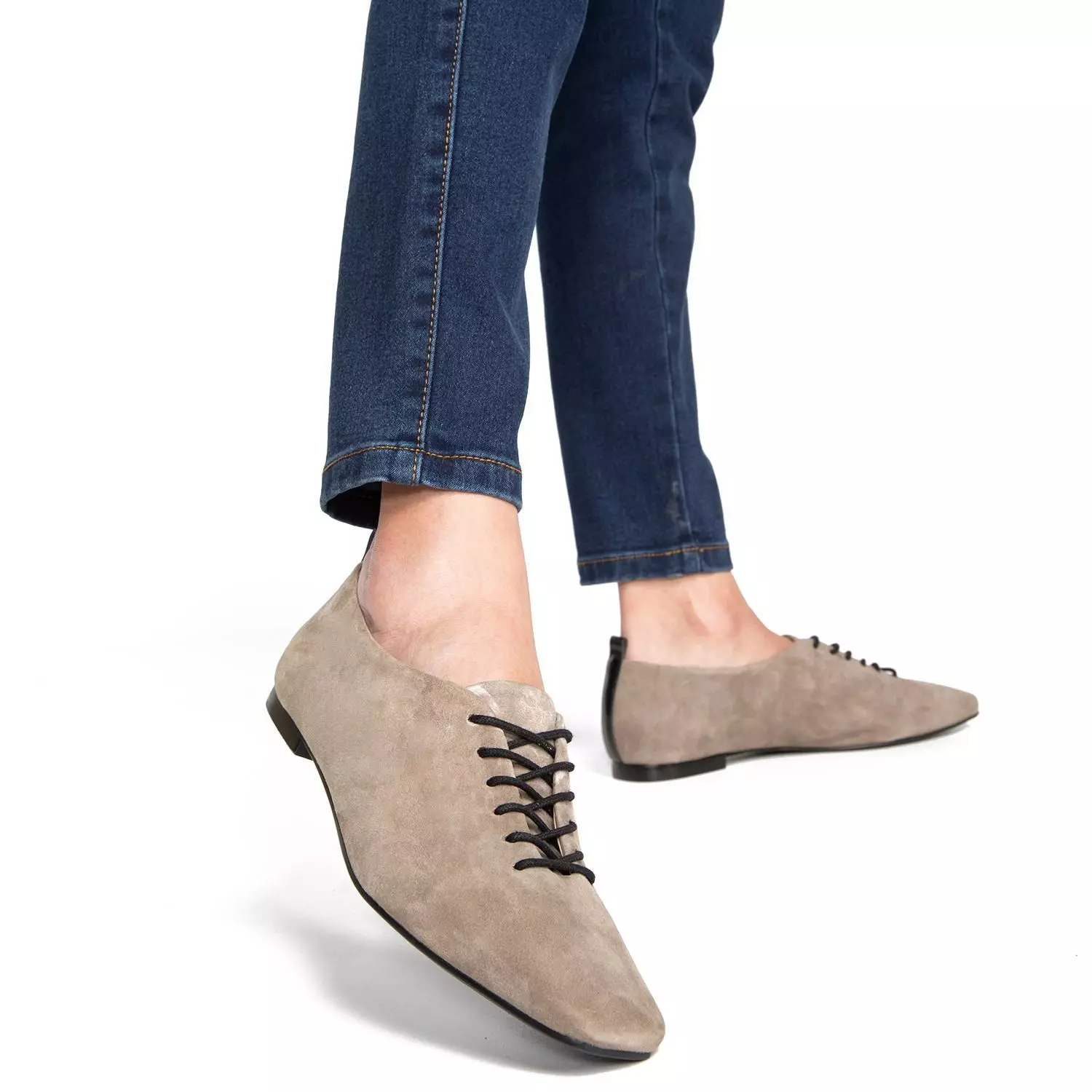 Zapato de cuero mujer Gacel taupe Londi 0661284-1