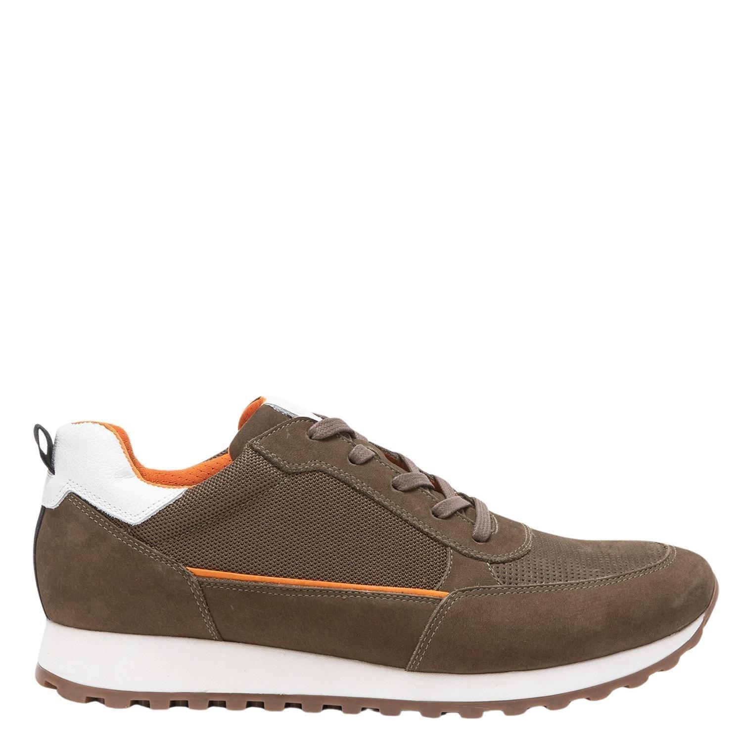 Zapatilla de cuero hombre Guante Olivo Juventus 0035042-0