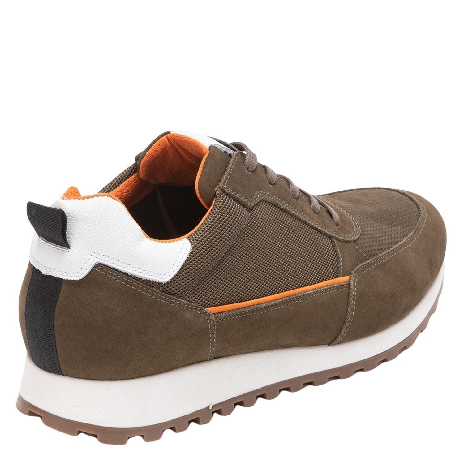 Zapatilla de cuero hombre Guante Olivo Juventus 0035042-4