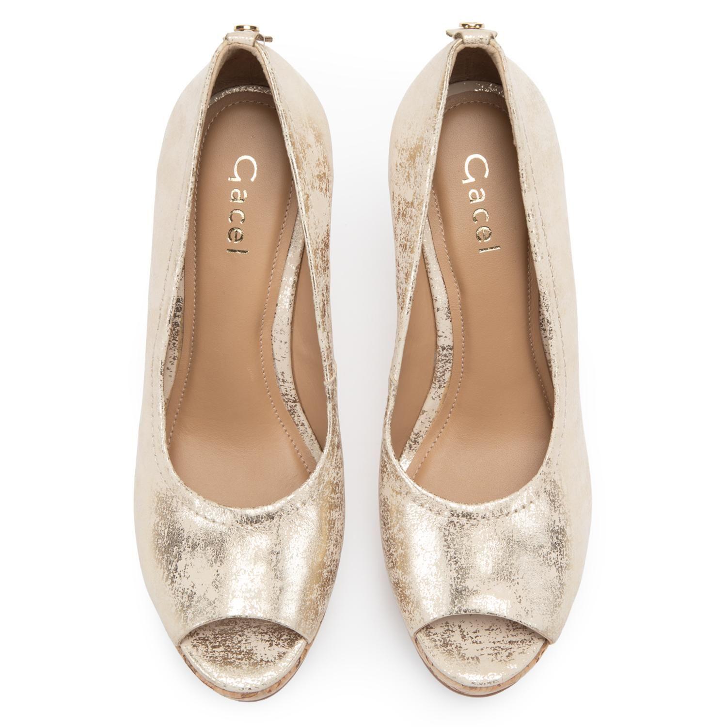 Zapato de cuero mujer Gacel dorado Pippa 0661375-3