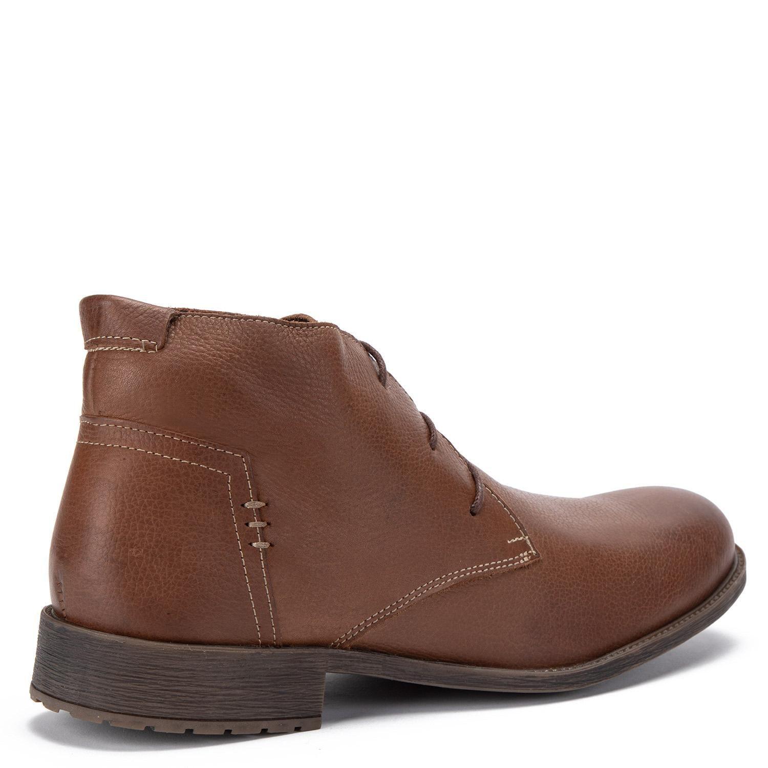 Botin de cuero hombre Guante café España-4