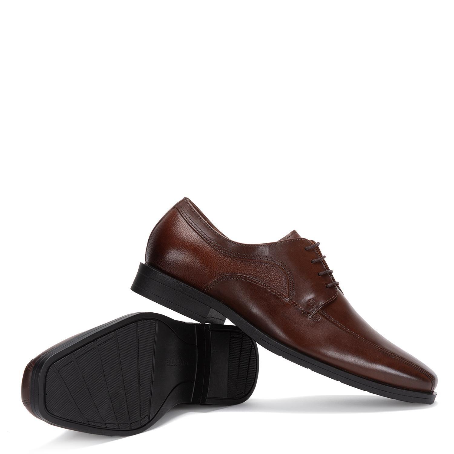 Zapato de cuero hombre Guante chocolate Downtown-3