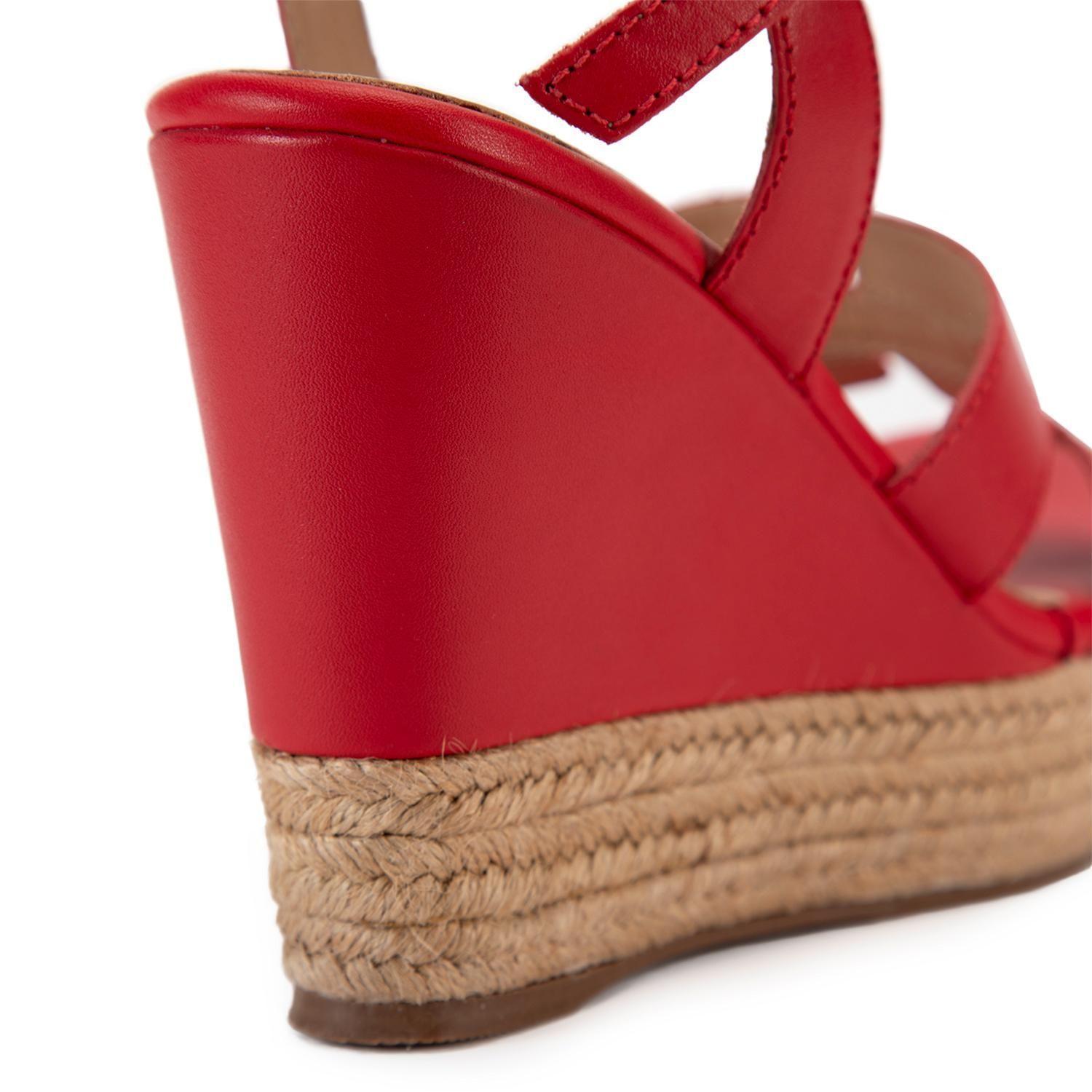 Sandalia de cuero mujer Gacel coral Gilda 0659785-3