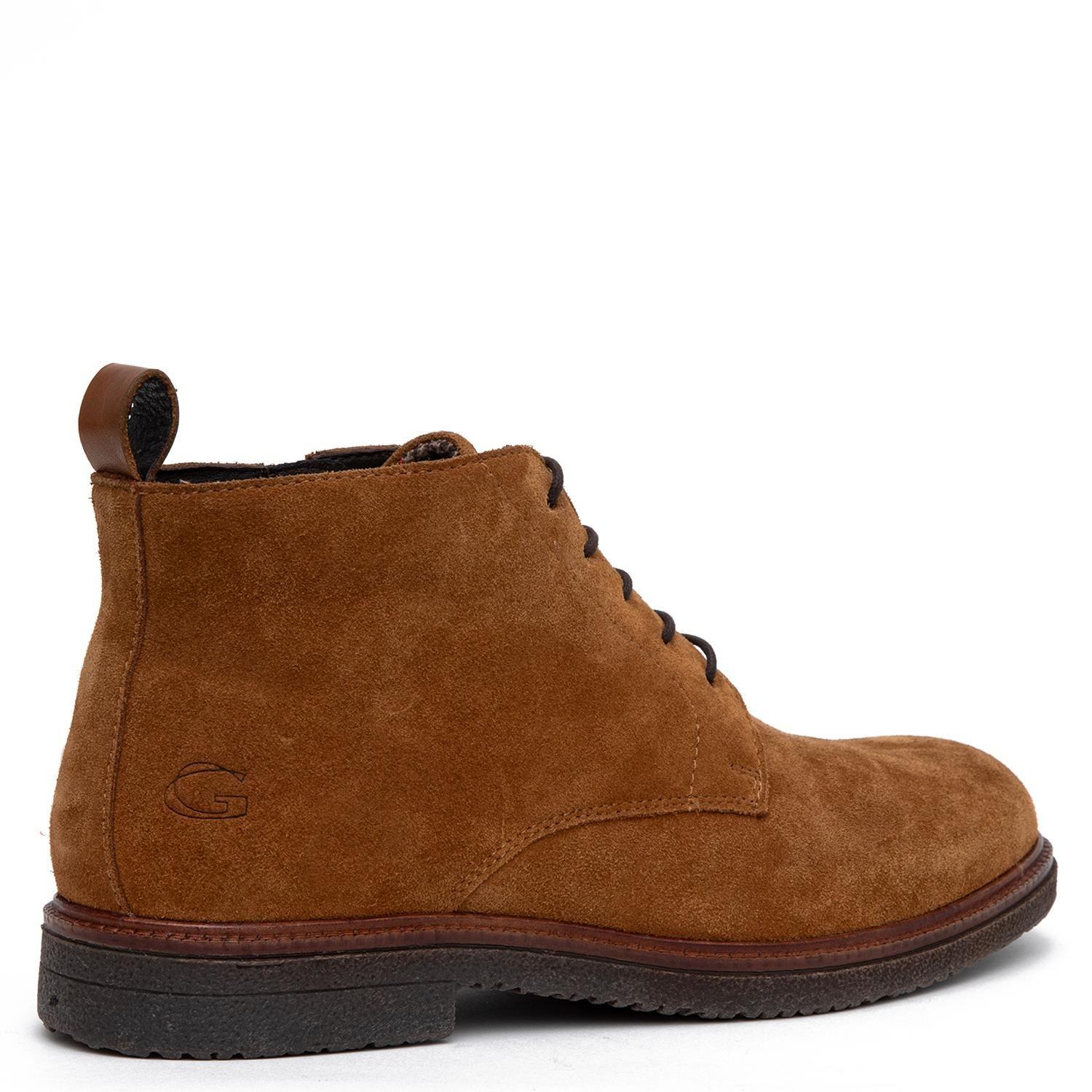 Botin de cuero hombre Guante tostado Abbey-4