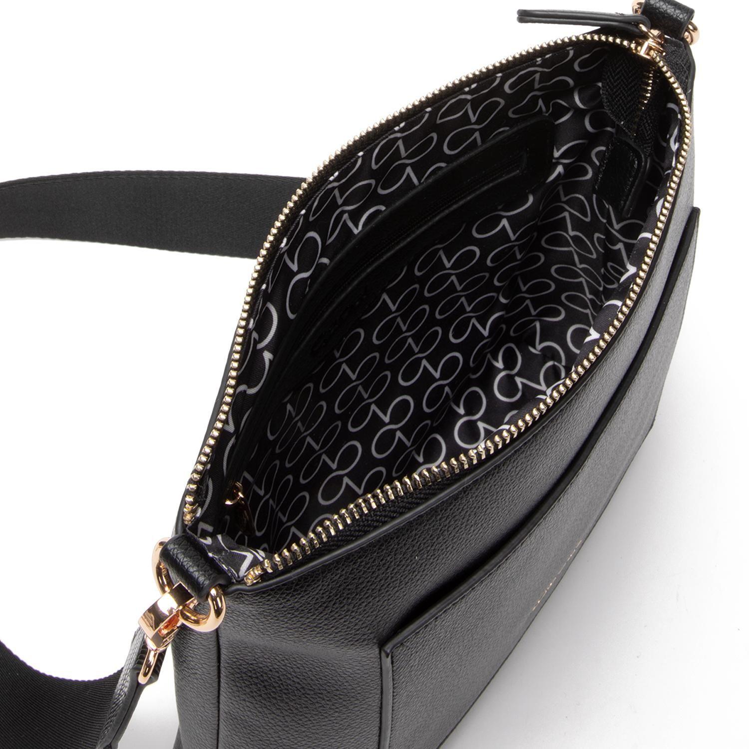 Cartera mujer Gacel negro bandolera grande-7
