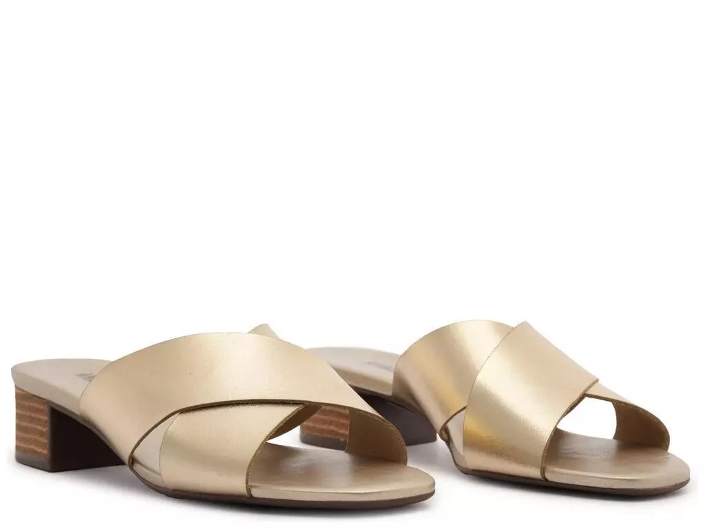 Sandalia de cuero mujer Anacapri dorado Luna C3048900530004-1