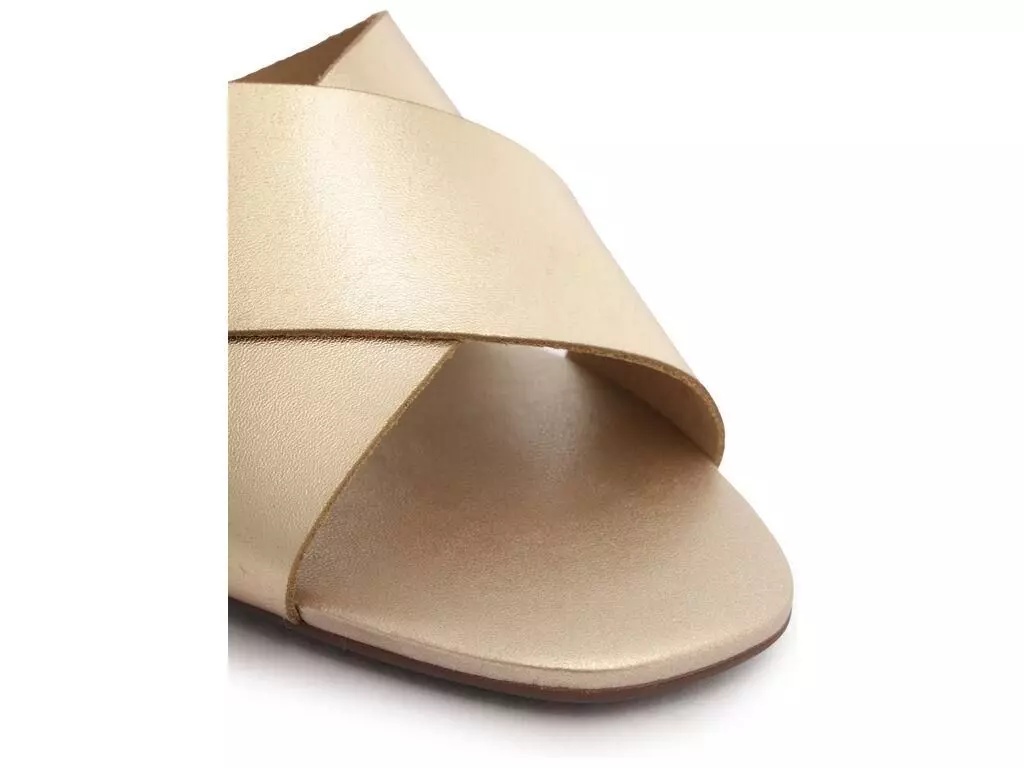 Sandalia de cuero mujer Anacapri dorado Luna C3048900530004-4
