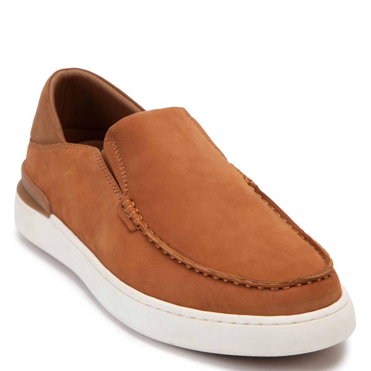 Zapatilla de cuero hombre Guante camel Broome-2