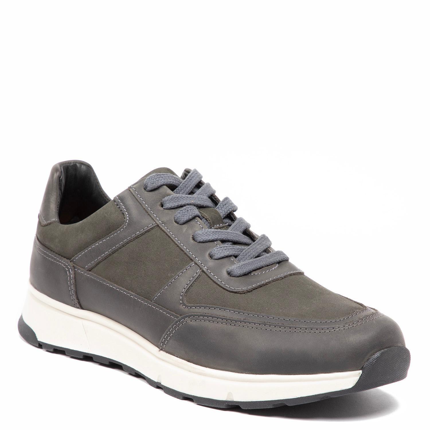 Zapatilla de cuero hombre Guante Grafito Asti 0035575-2